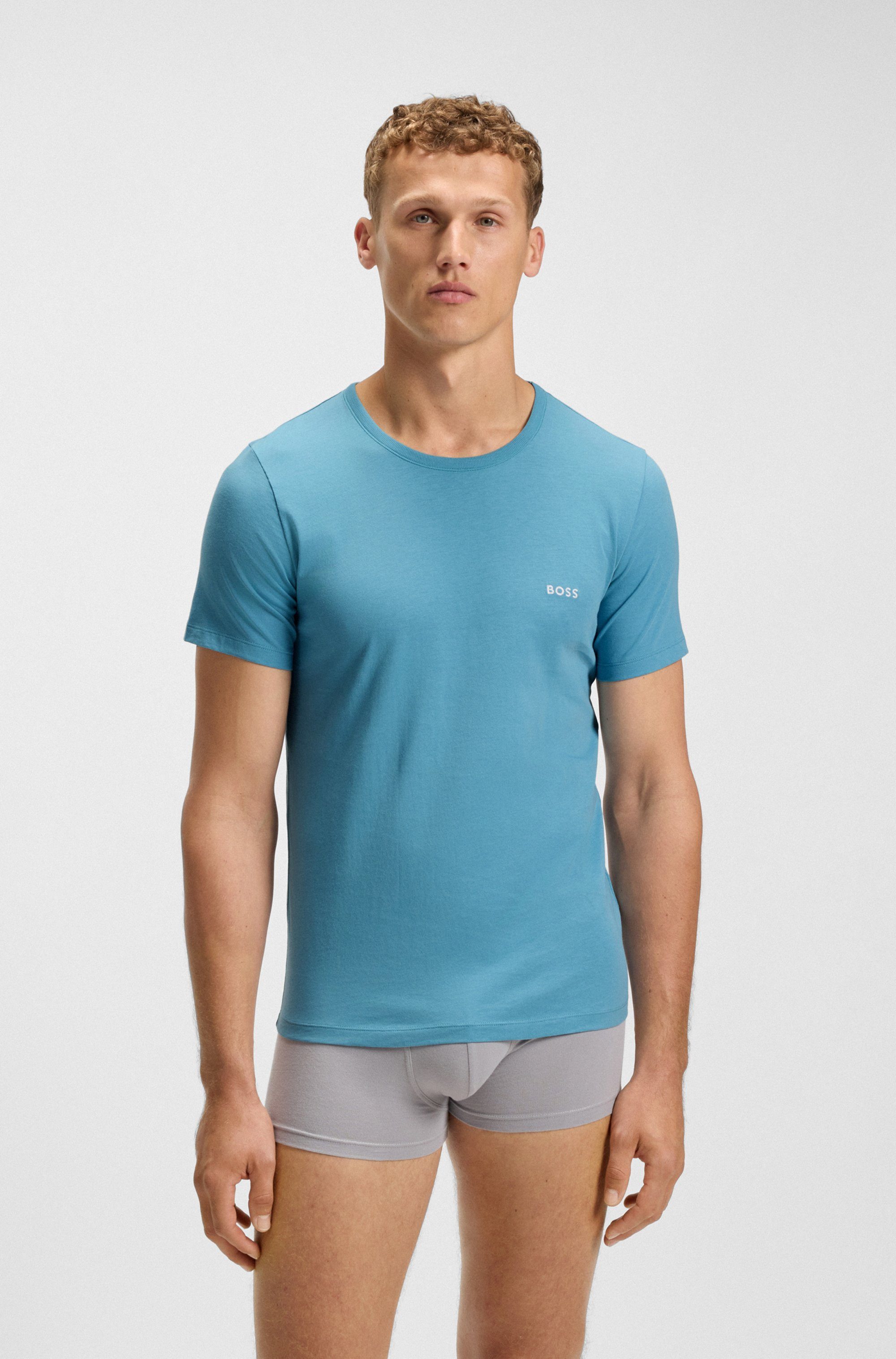 BOSS T-shirt TShirtRN 3P Classic (3-delig)