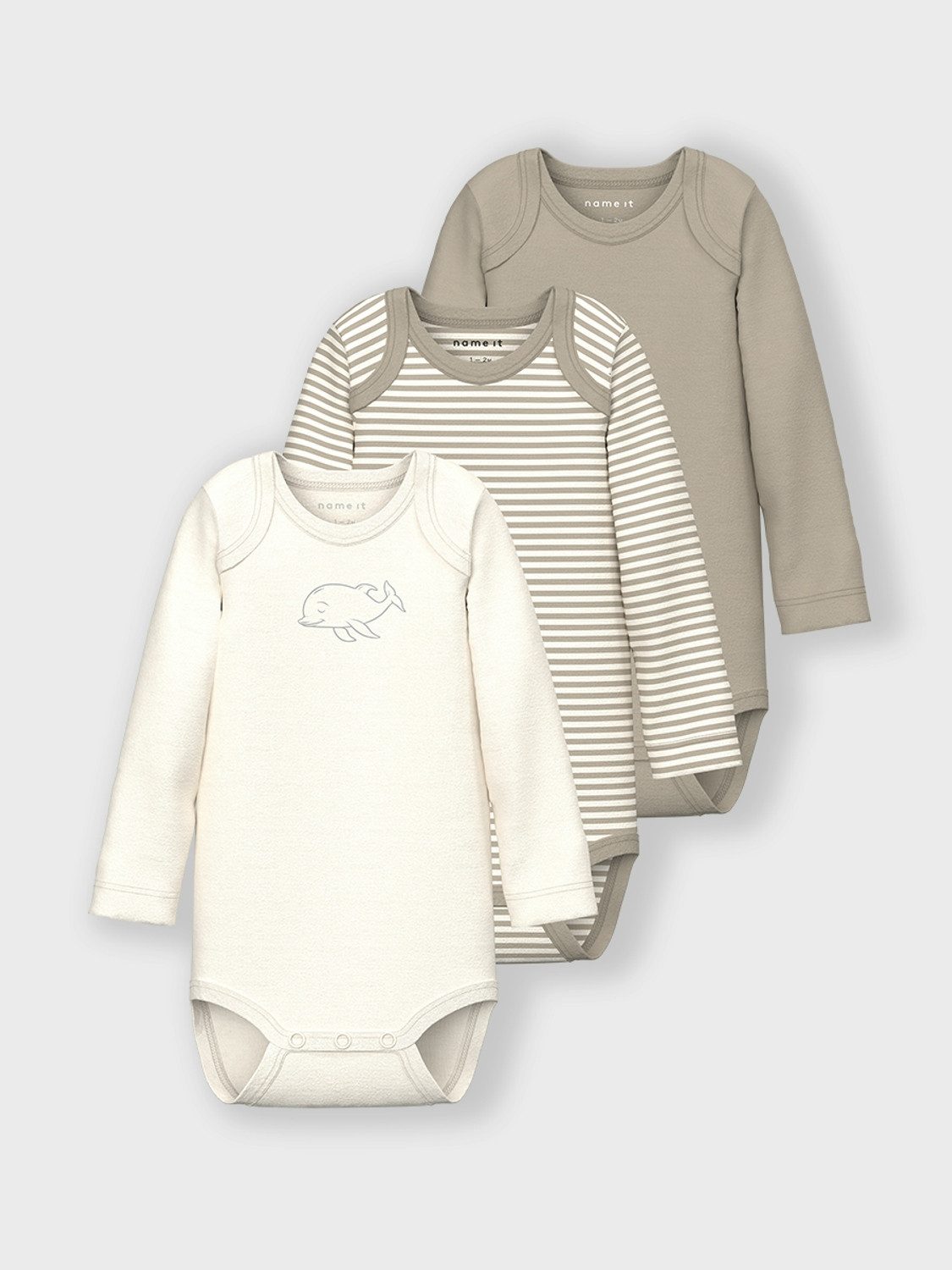 Name It Body NBNBODY 3P LS Y/D CORE 2 NOOS (set, 3-delig)