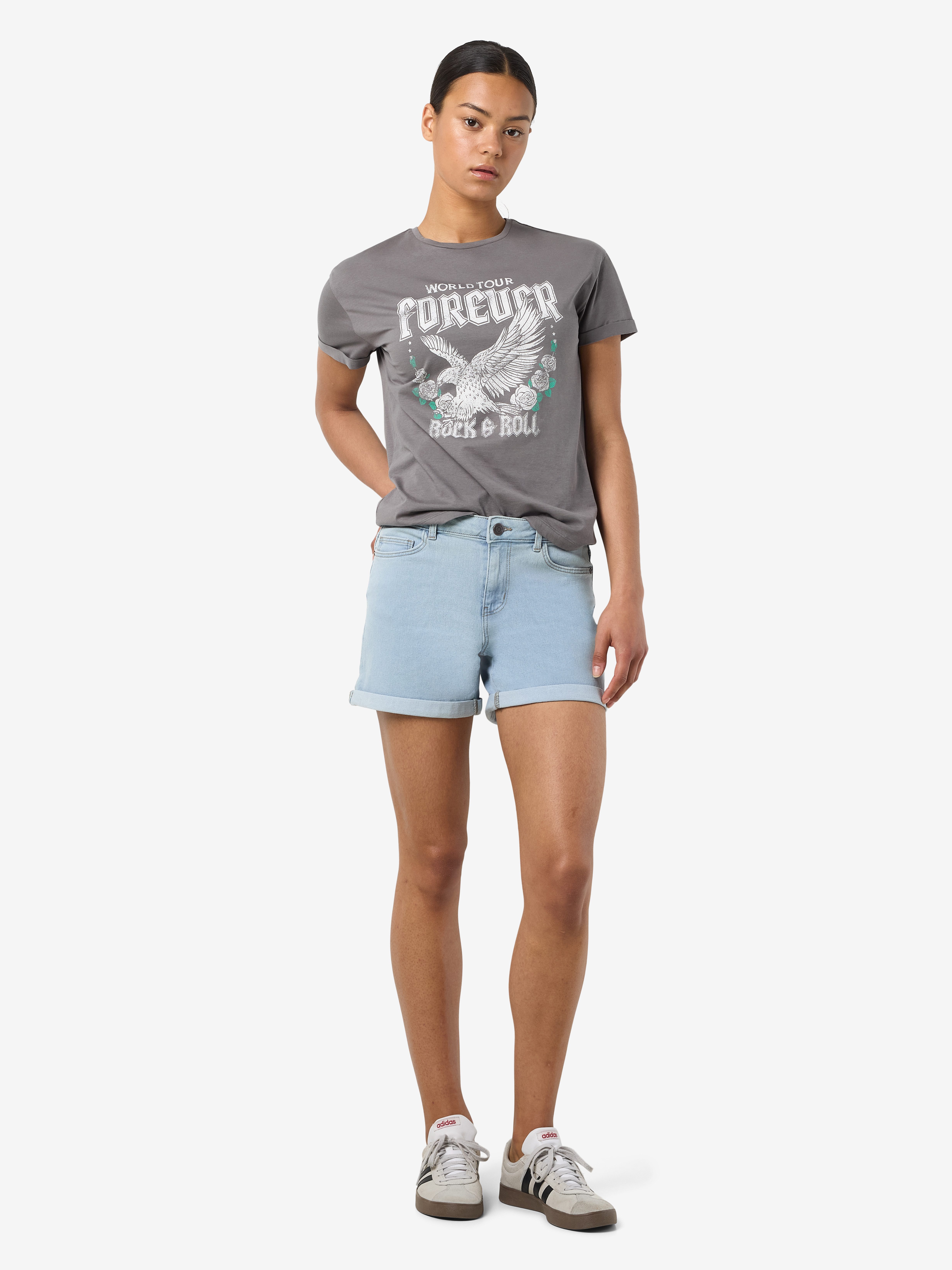 Noisy may Jeansshort NMDEBBY NW SLIM SHORTS VI520LB NOOS