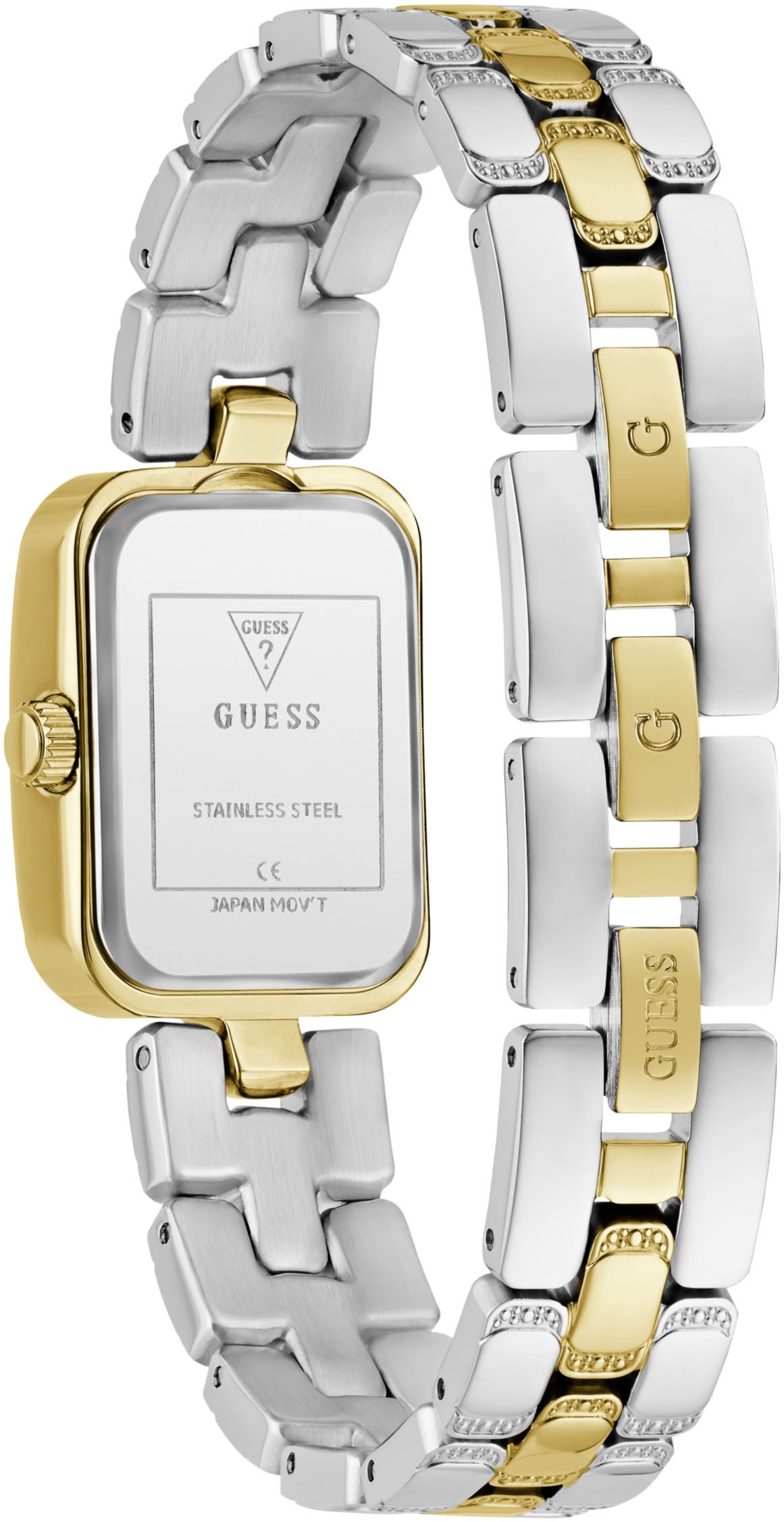 Guess Kwartshorloge ISLA Horloge, dameshorloge, stalen armband