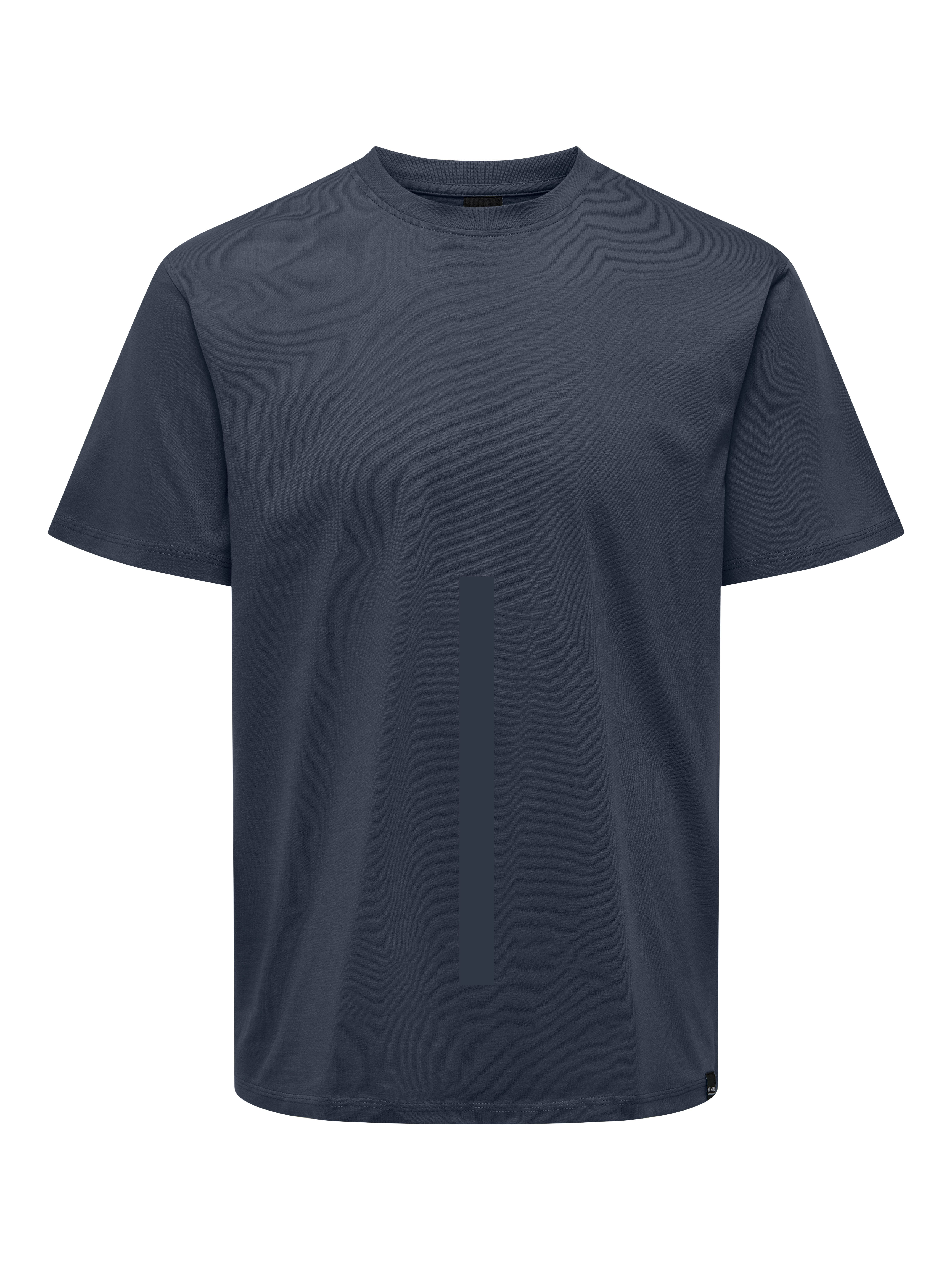 ONLY & SONS Shirt met ronde hals ONSMAX LIFE REG SS STITCH TEE