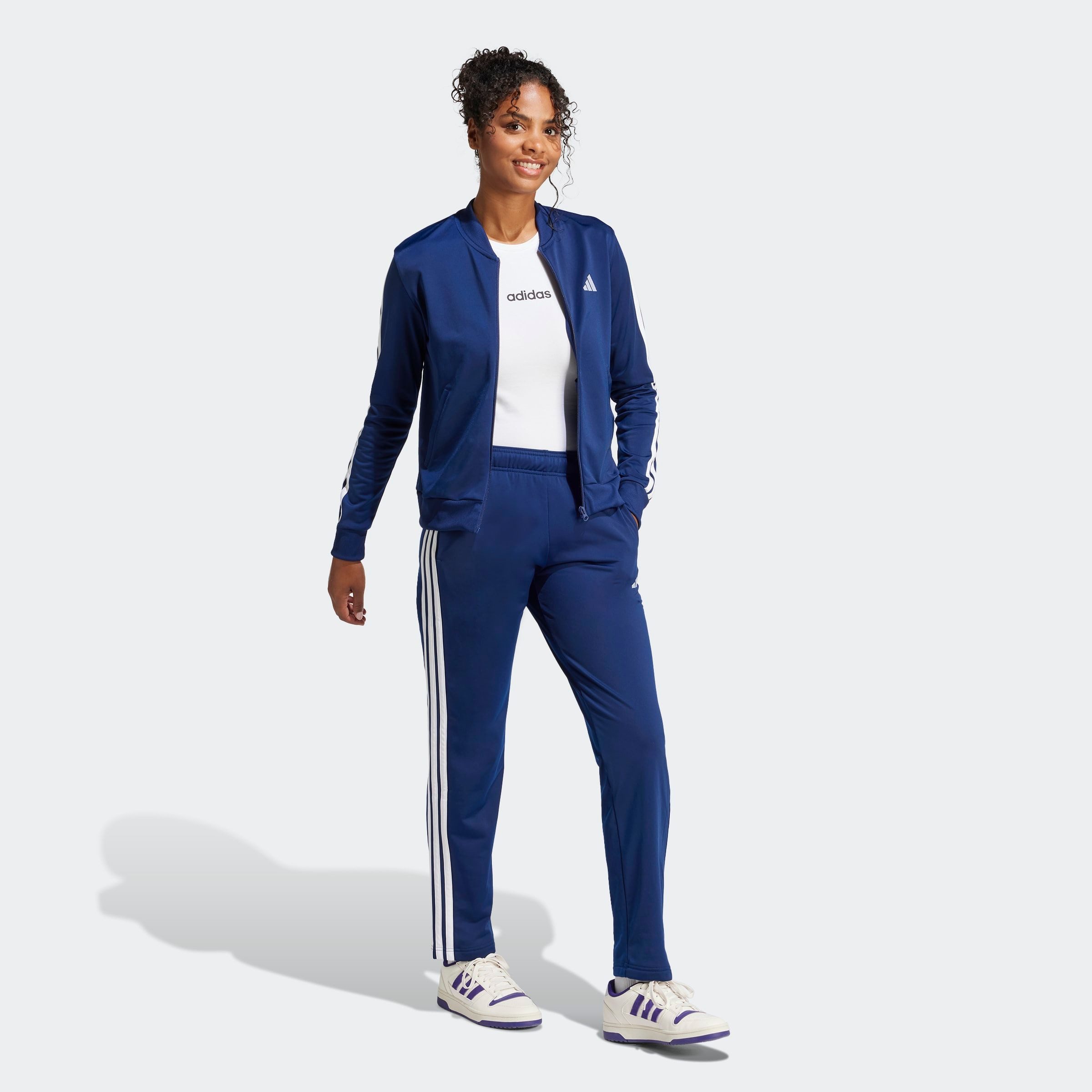 adidas Sportswear Trainingspak W 3S TR TS (2-delig)