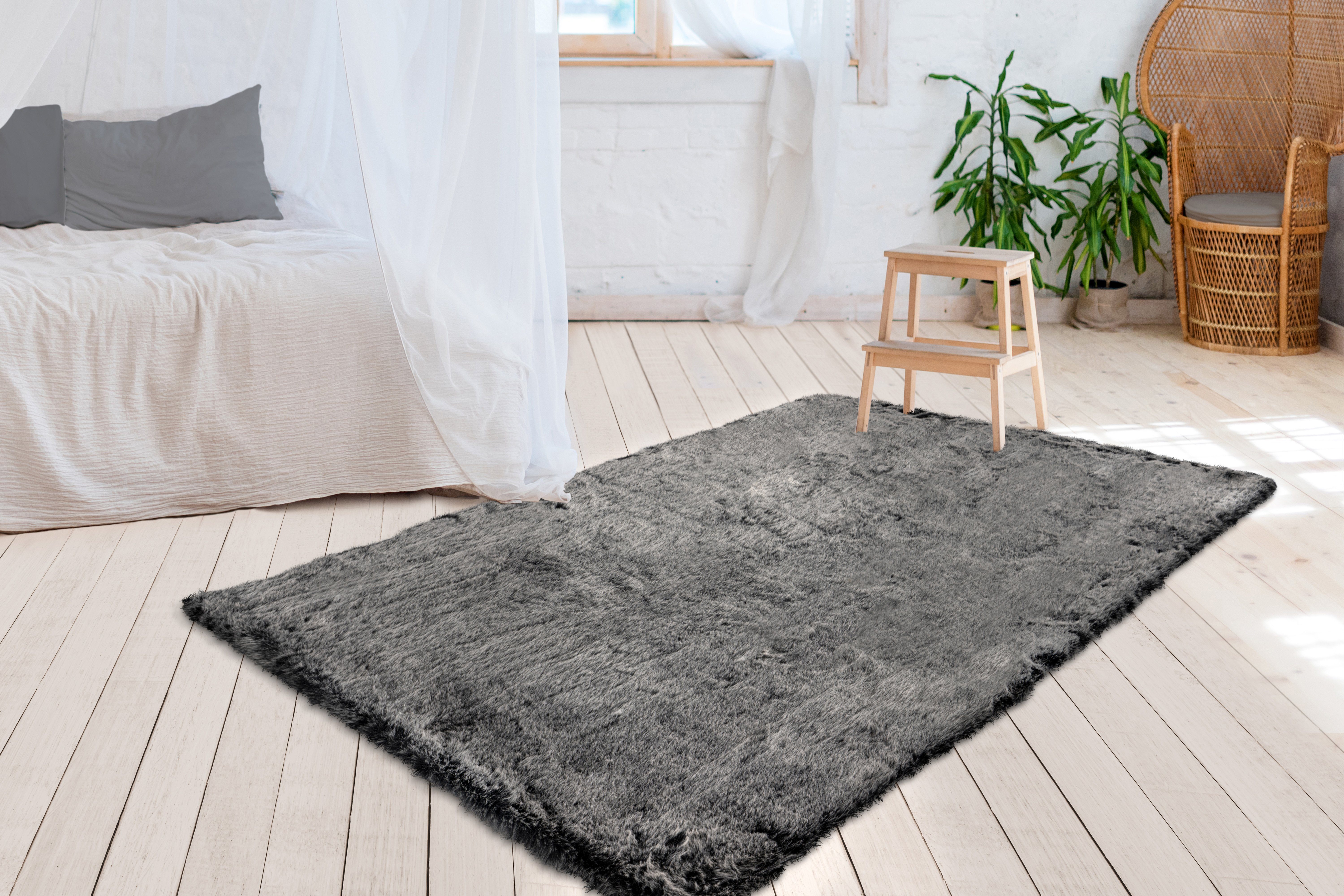 me gusta Vloerkleed Tender 125 Knuffelige & gezellige vloerkleed, UNI-kleuren, geschikt voor vloerverwarming
