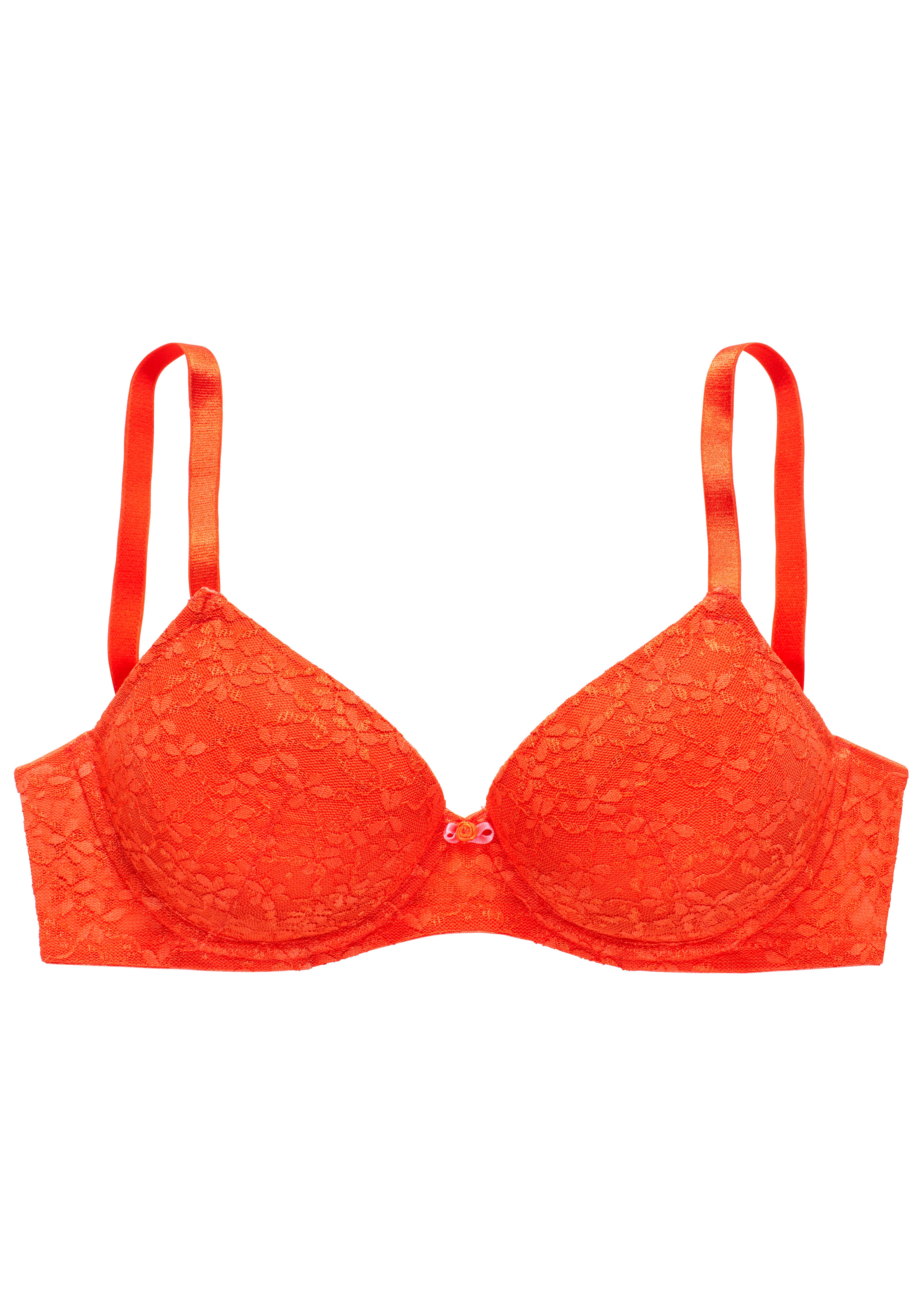 Vivance Push-up-bh met beugel van delicate kant in bloemige uitstraling, sexy lingerie