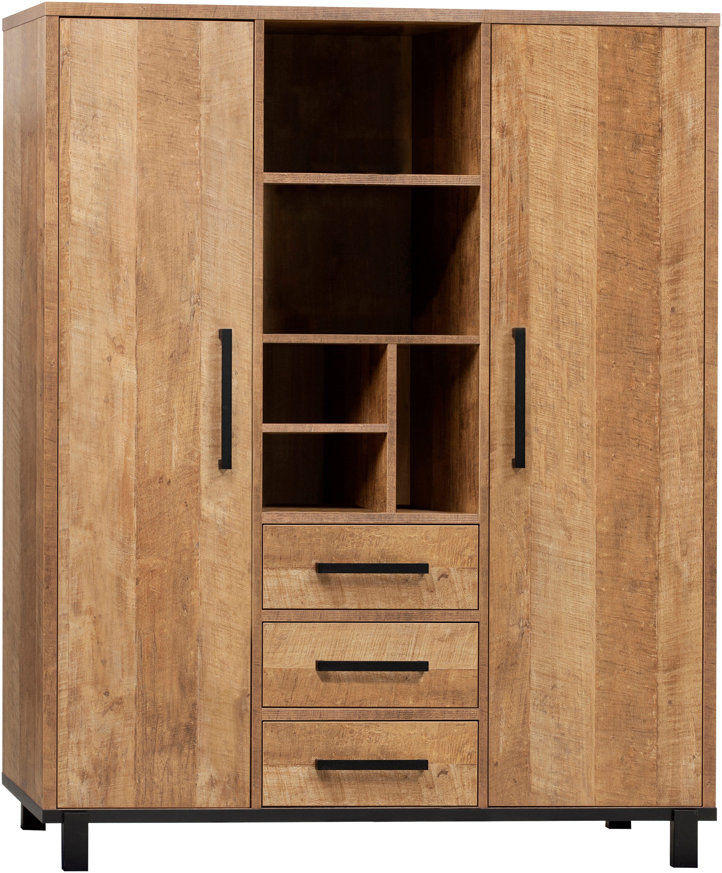 OTTO OMG Design Buffetkast Malaga Woonkamerkast, multifunctionele kast, hoogte 200 cm buffetkasten beige