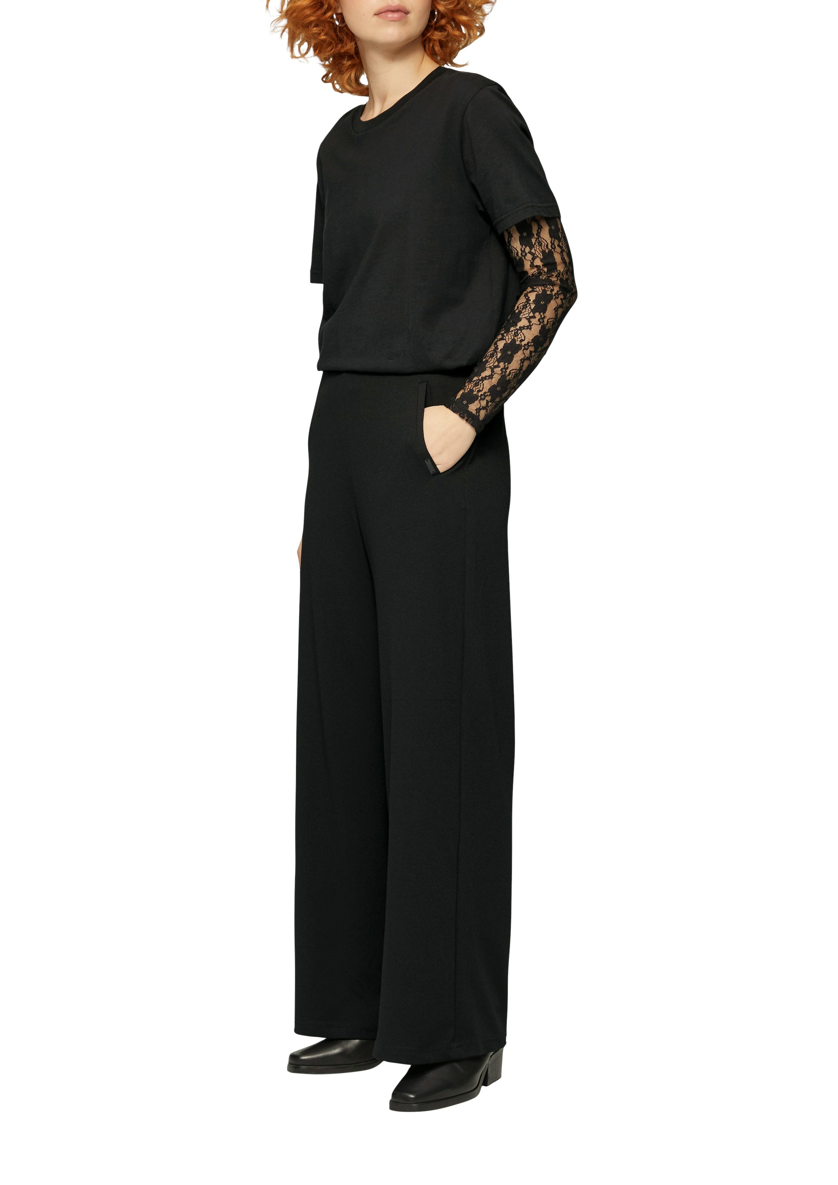 Q S designed by Stoffen broek met stretchaandeel