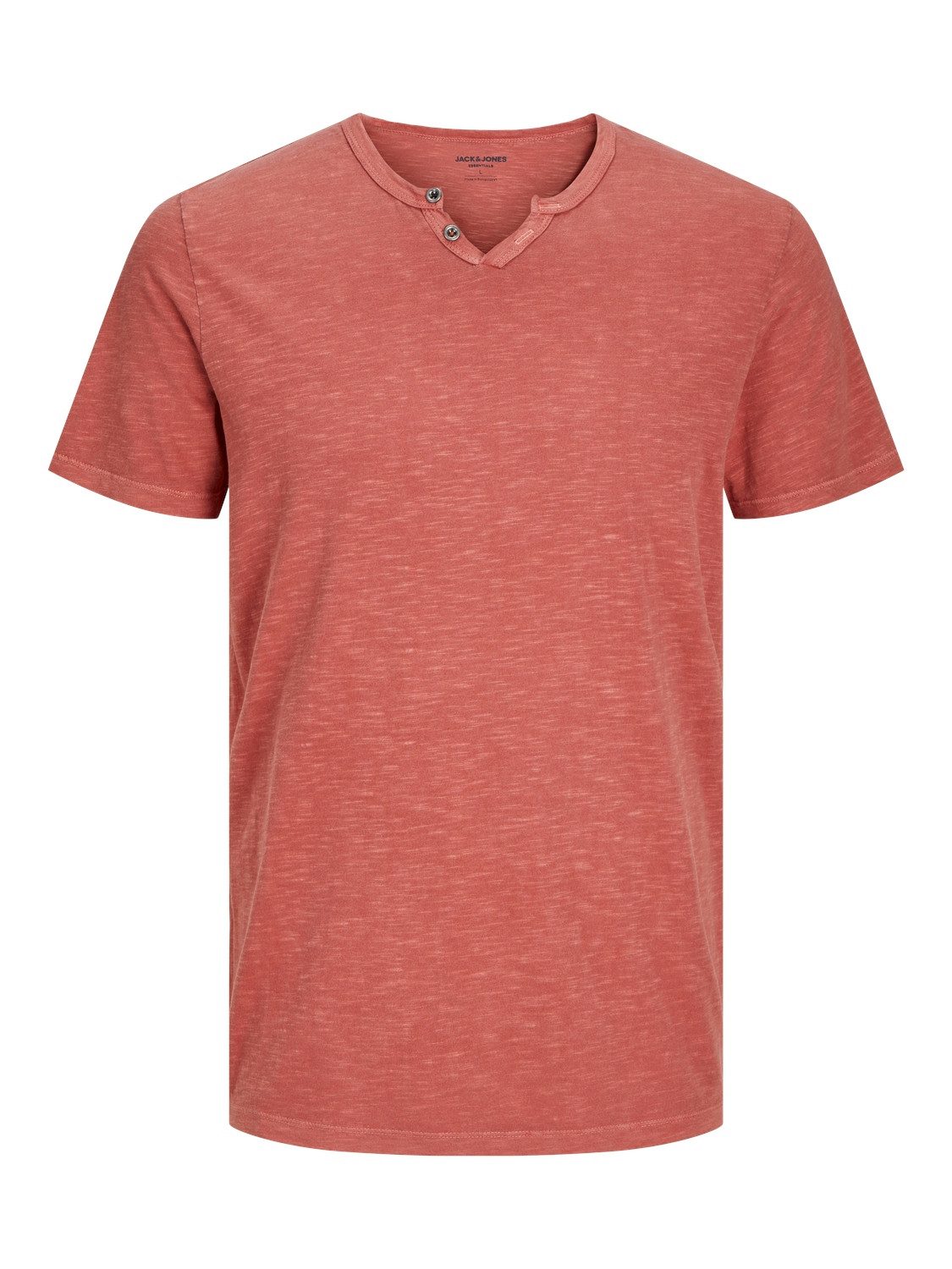 Jack & Jones T-shirt JJESPLIT NECK TEE SS NOOS