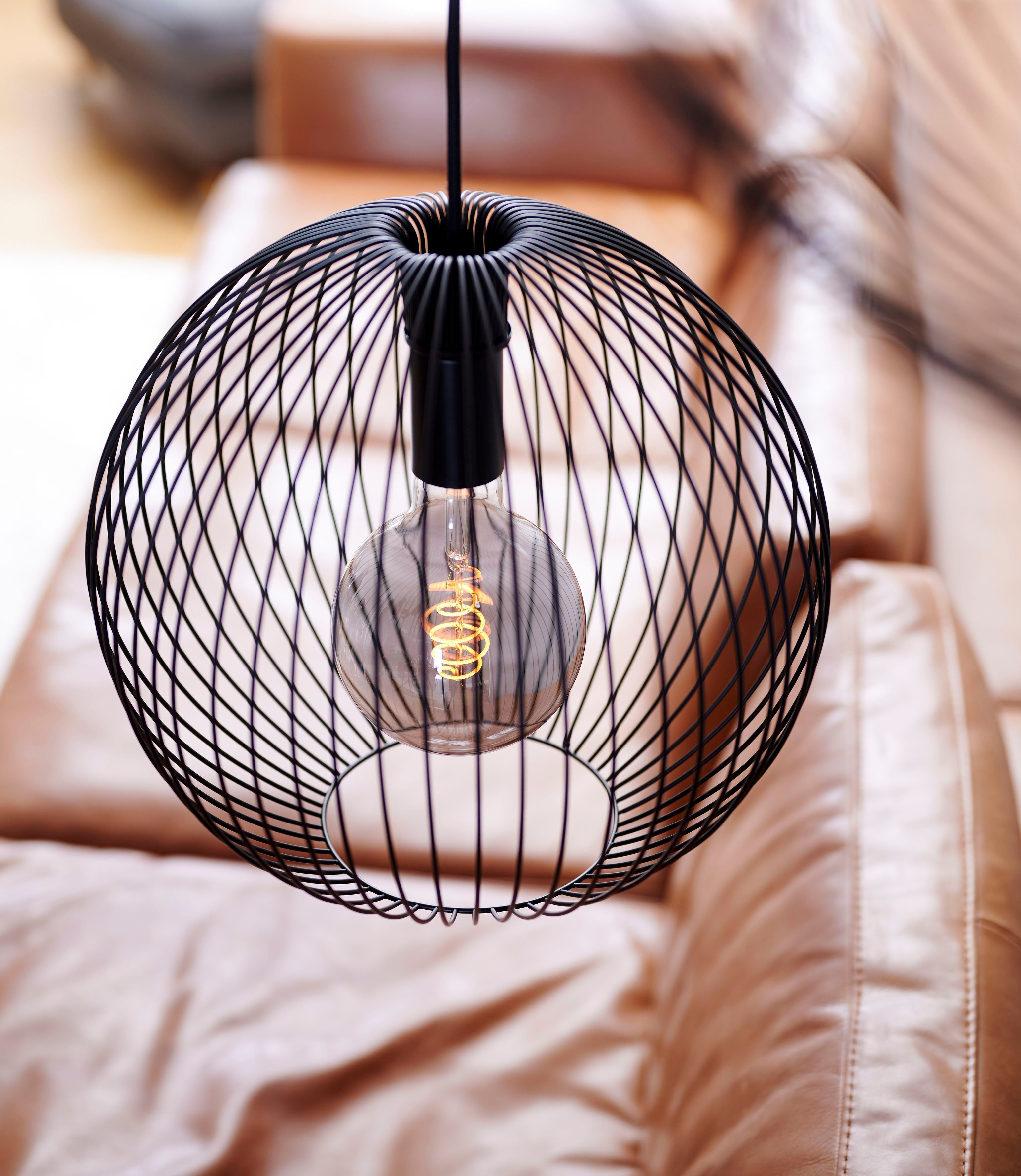 Nordlux Hanglamp Beroni Minimalistisch en industrieel ontwerp, voor E27 LED lichtbronnen (1 stuk)