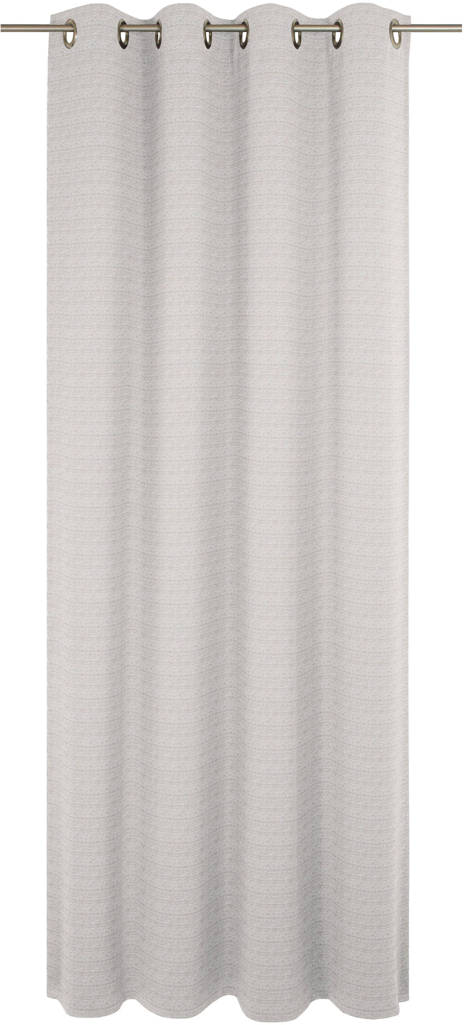 Wirth Gordijn Berwick (1 stuk) kant & klaar gordijnen maat 132 cm x 245 cm bruin