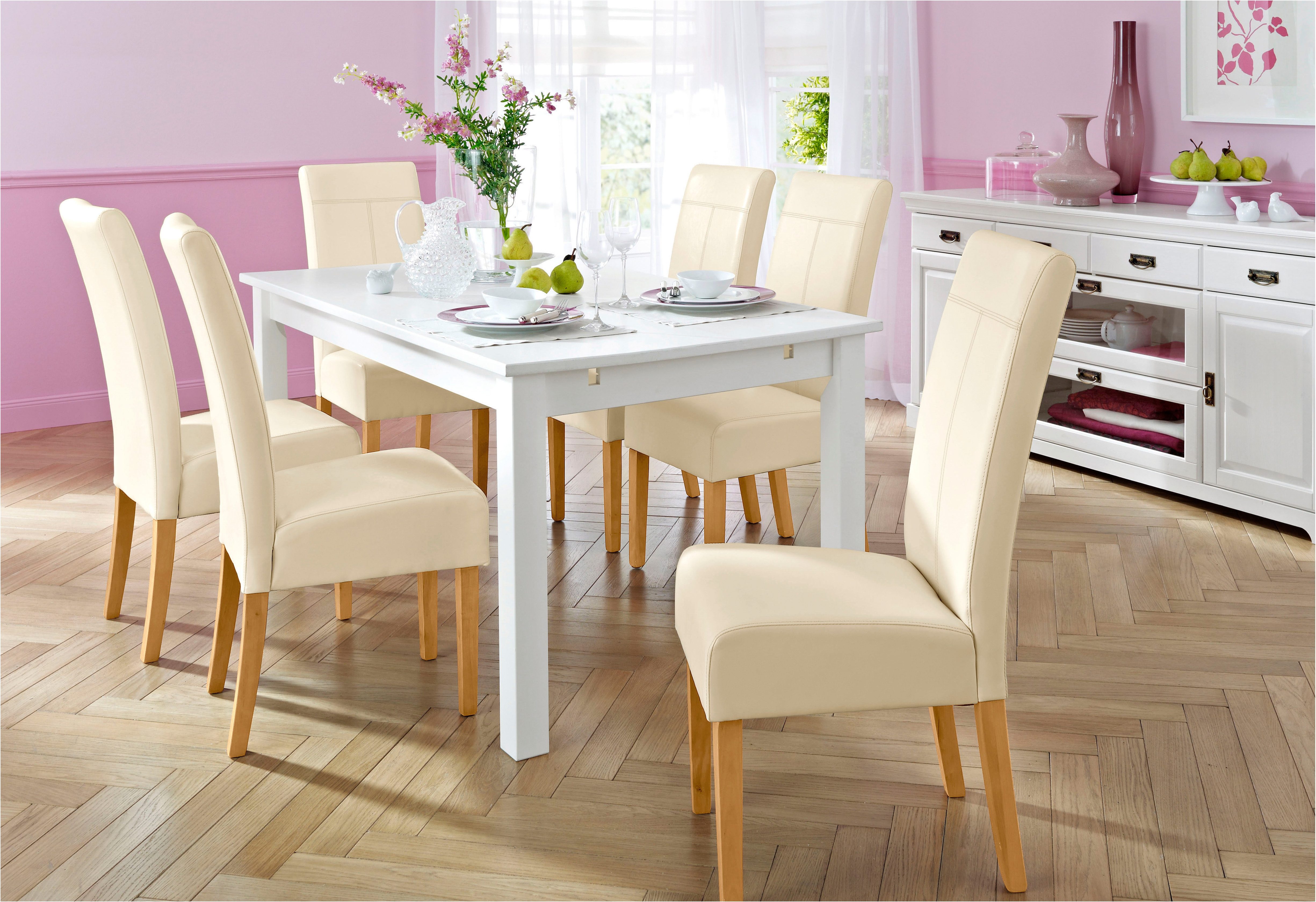 Home affaire Stoel met 4 poten Stuhlparade (set, 2 stuks)