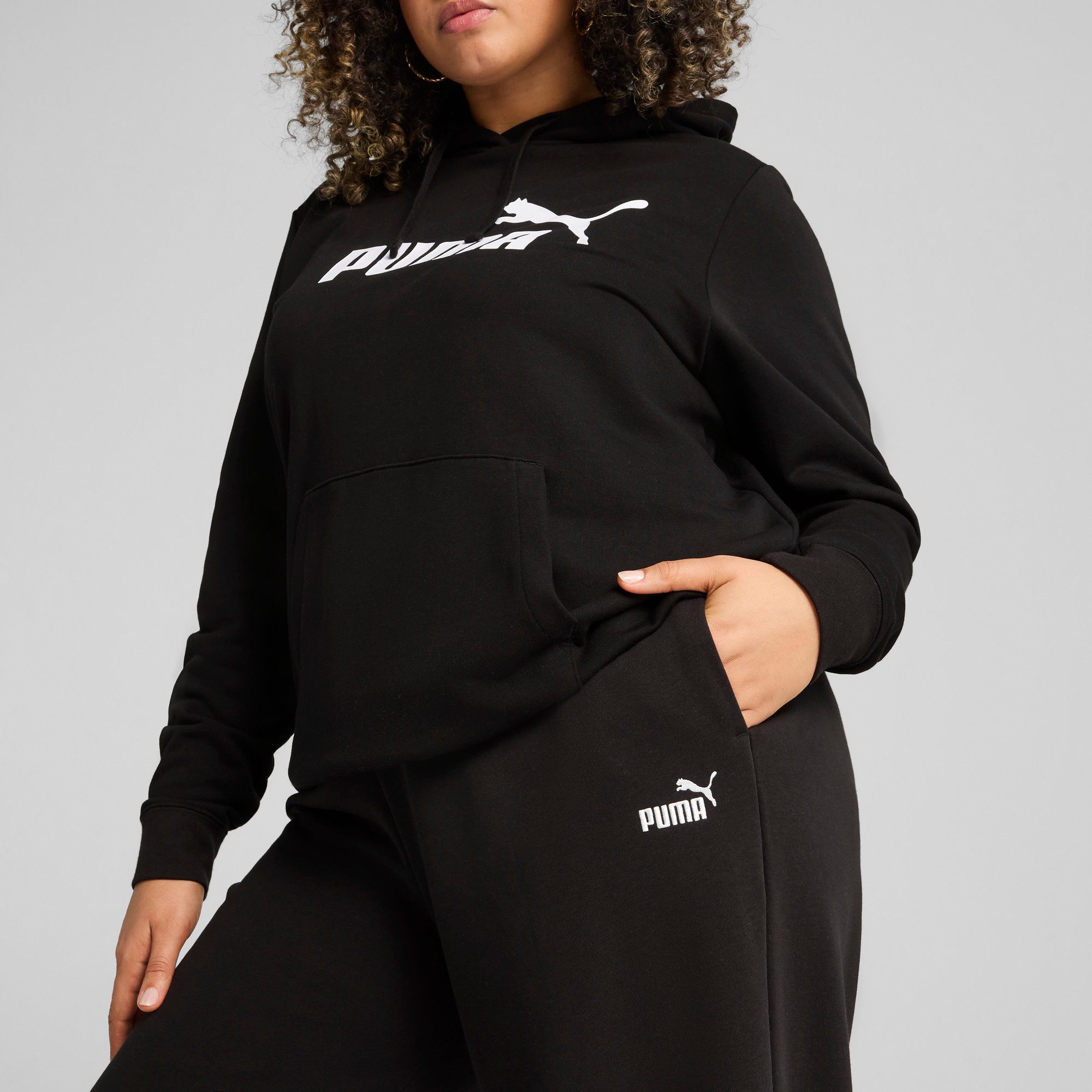 PUMA Trainingsbroek ESS SMALL NO. 1 LOGO COMFORT STRAIGHT PANTS TR OP