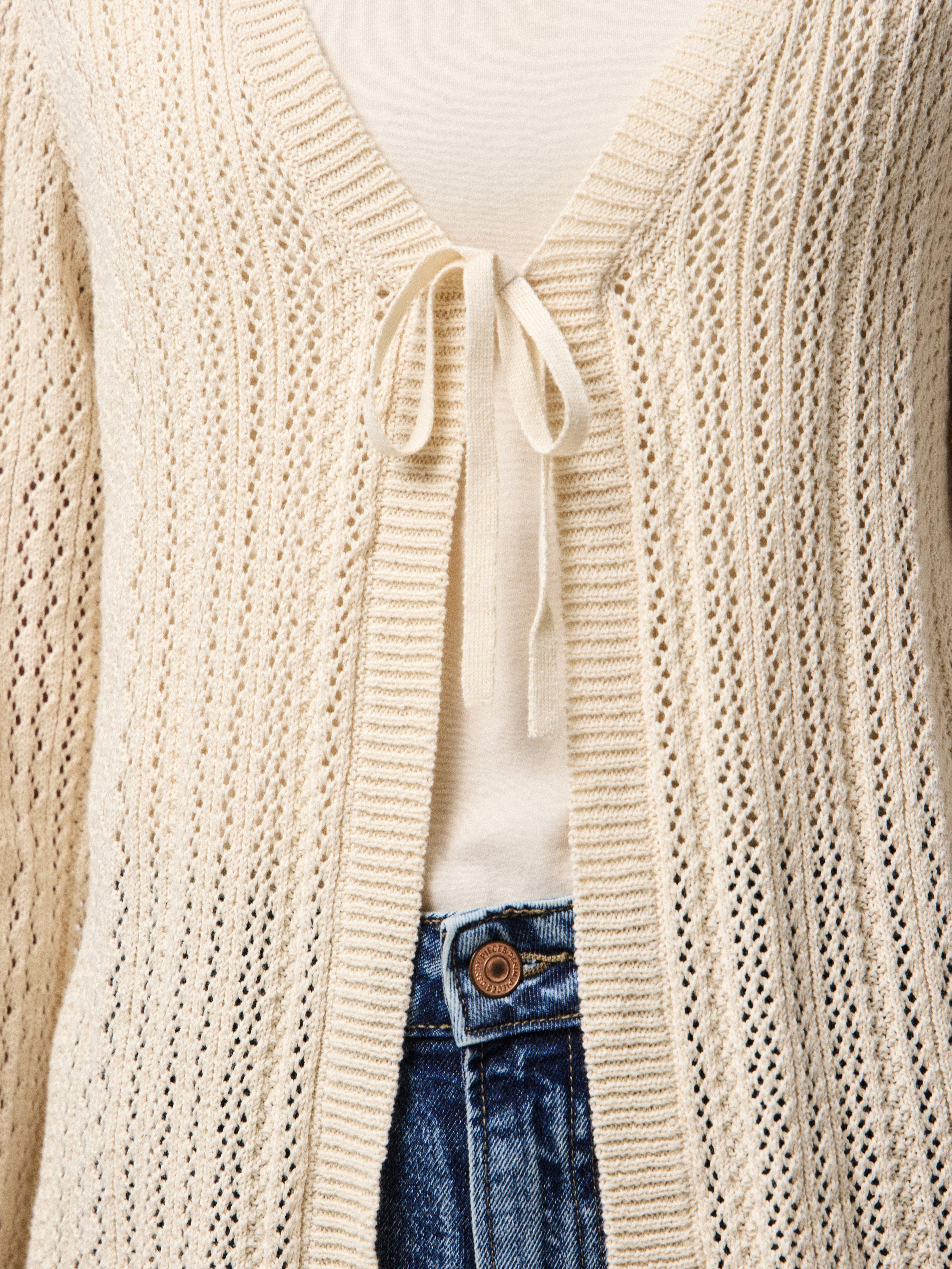pieces Vest PCNUKA LS KNIT CARDIGAN NOOS BC