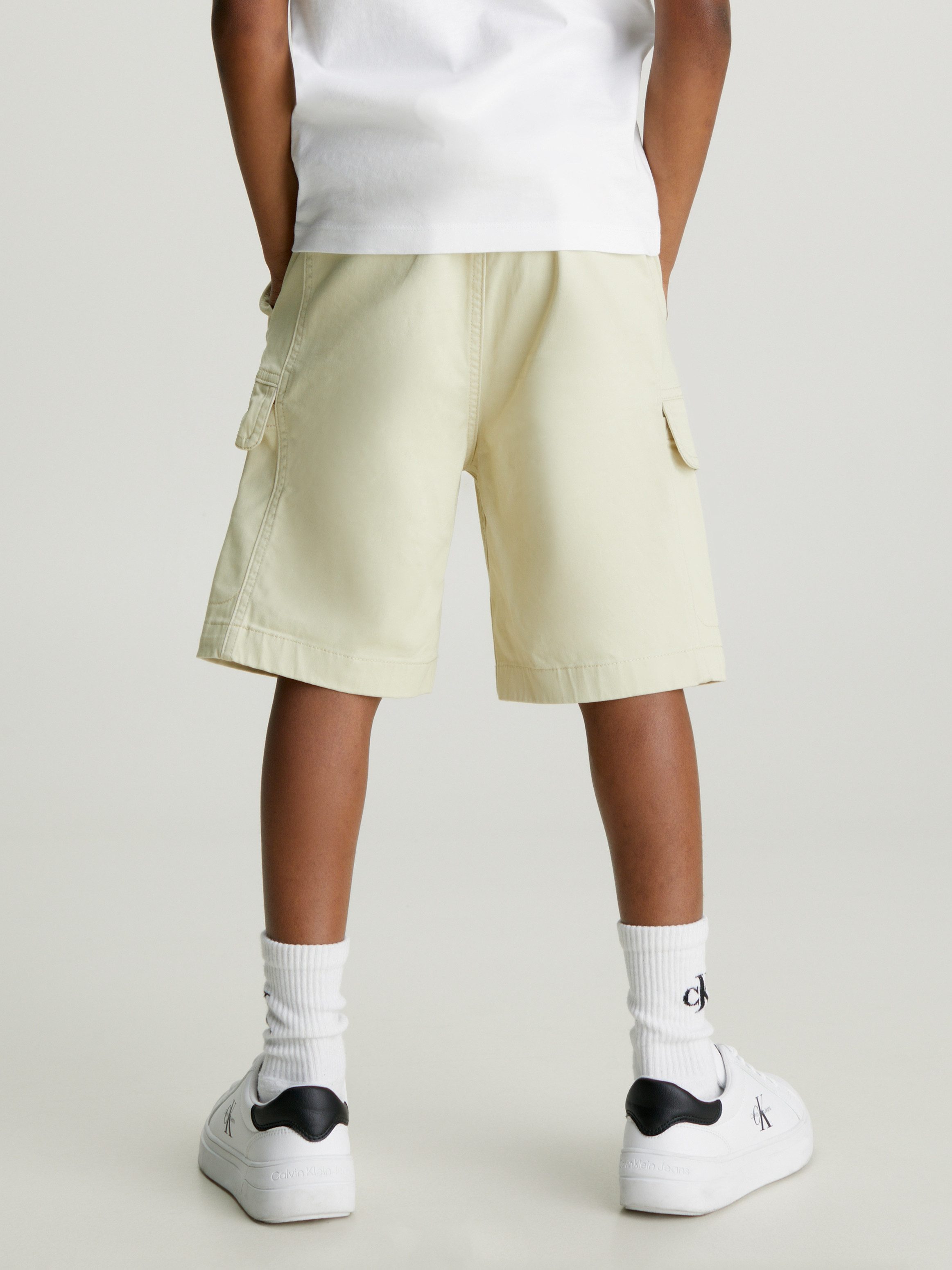 Calvin Klein Short SATEEN CARGO SHORTS Kinderen tot 16 jaar
