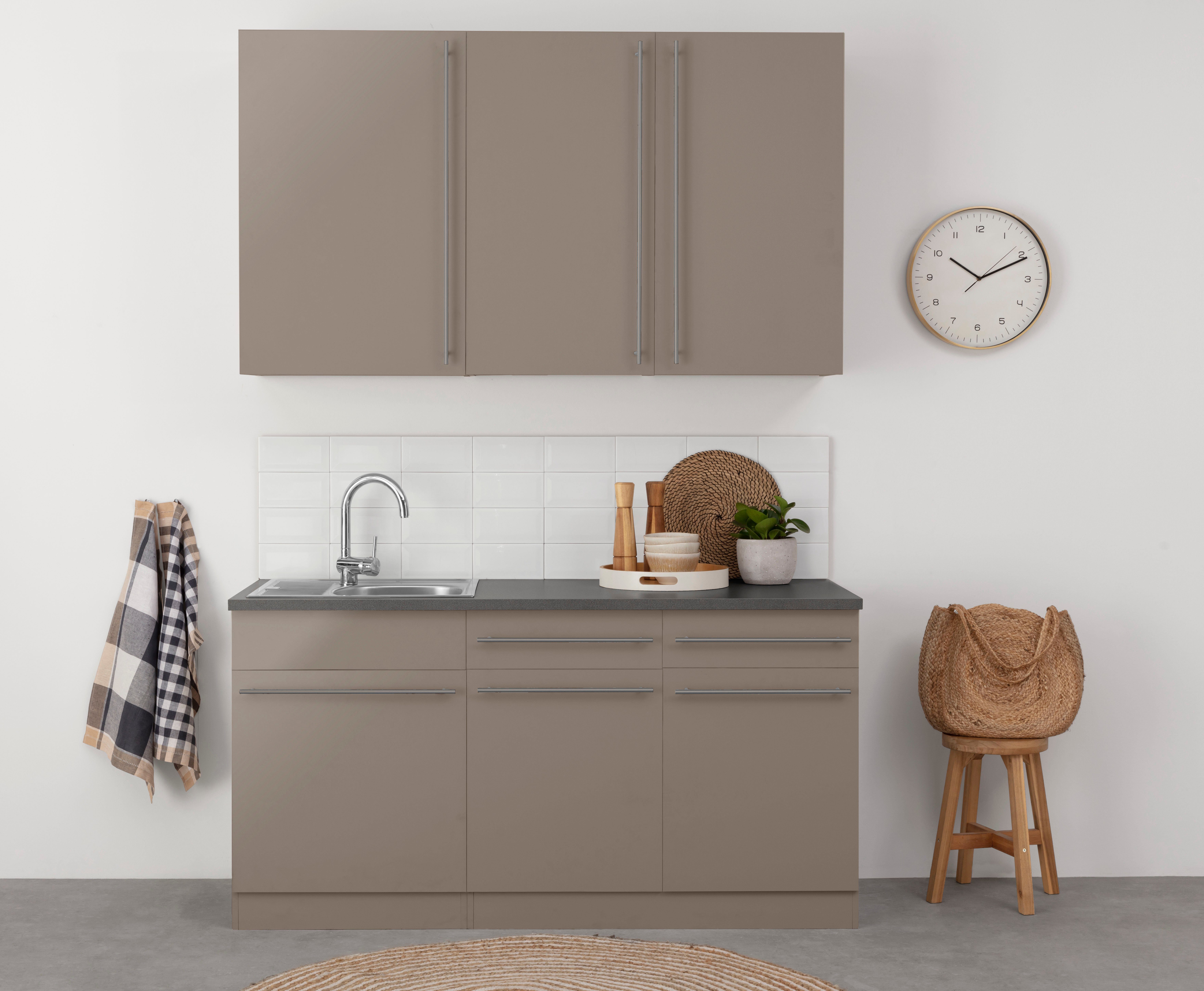 wiho Küchen Pantry keuken Chicago zonder elektrische apparaten, breedte 160 cm