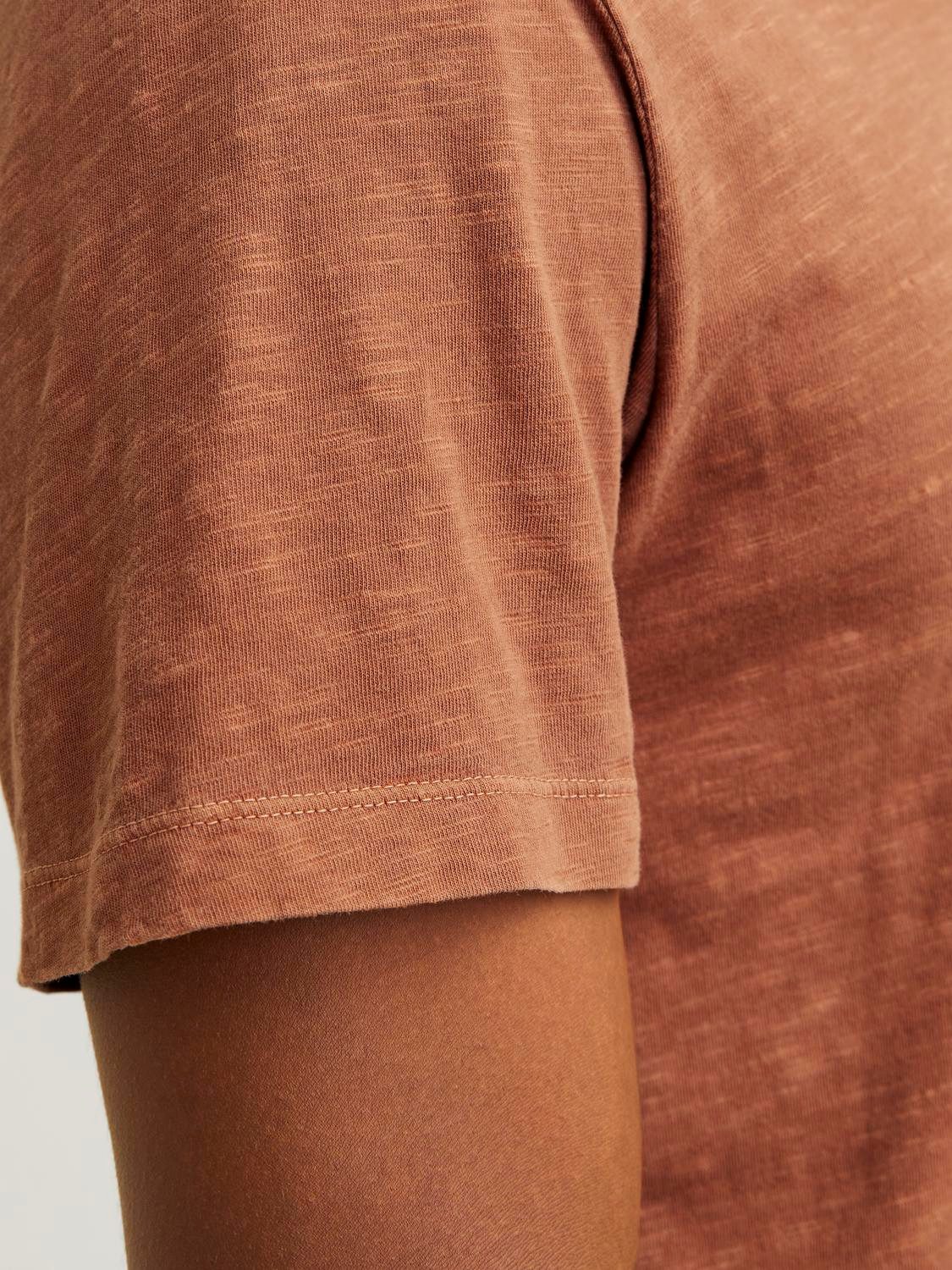 Jack & Jones T-shirt JJESPLIT NECK TEE SS NOOS