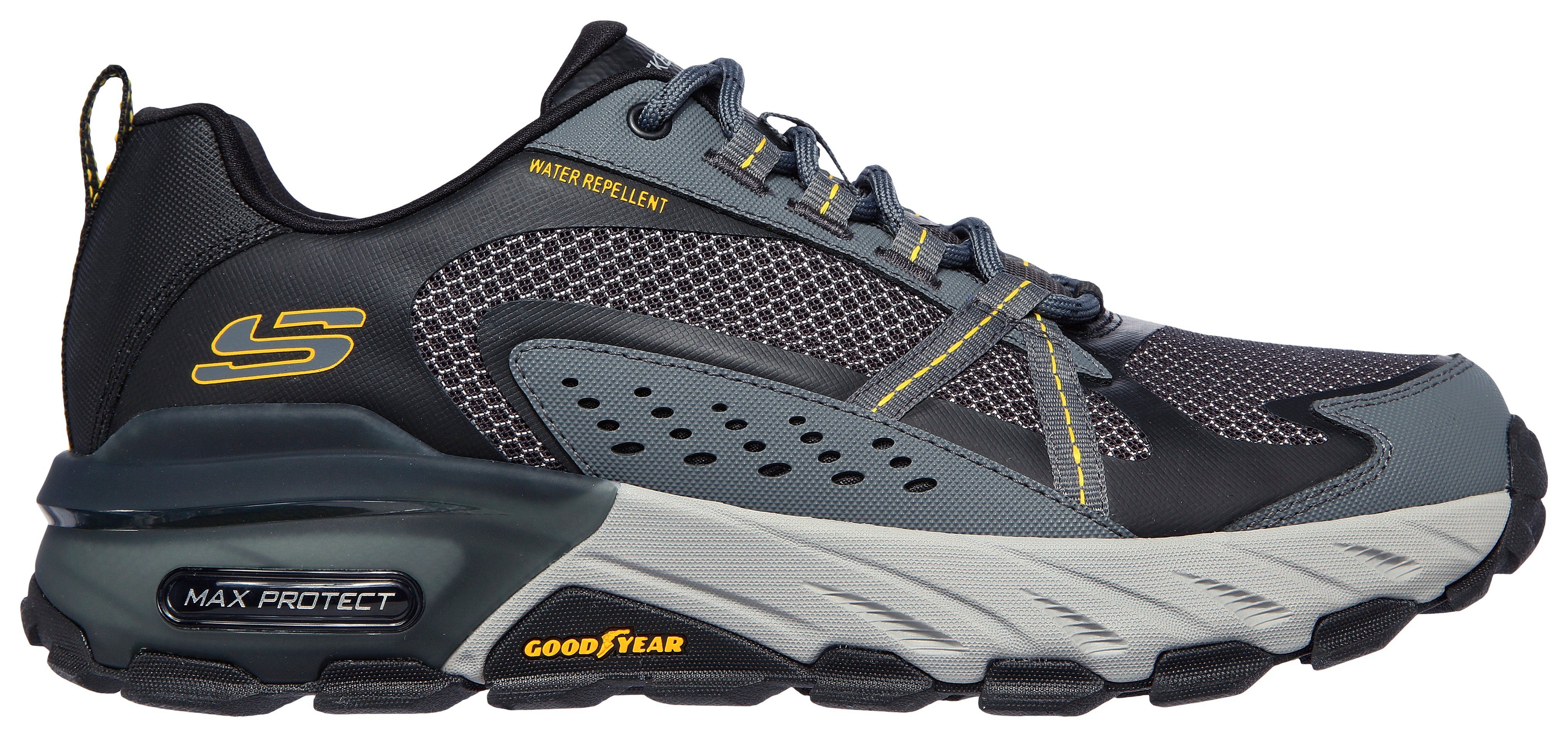 Skechers Veterschoenen MAX PROTECT met 3m scotchgard impregnering, vrijetijdsschoen, lage schoen, veterschoen