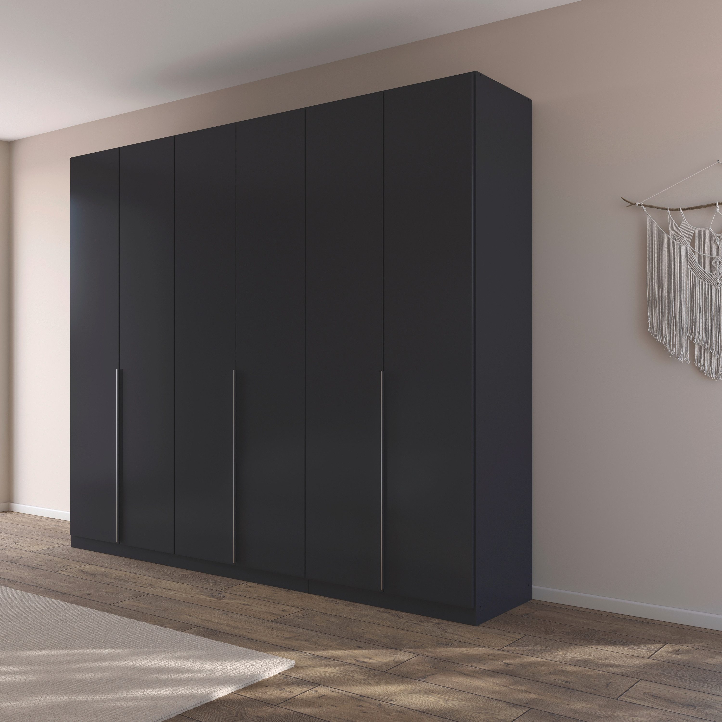 rauch Draaideurkast Kledingkast kast garderobe AGORDO met decor- of hoogglansfront doordachte binnenuitrusting, in 6 breedtes en 2 hoogtes made in germany