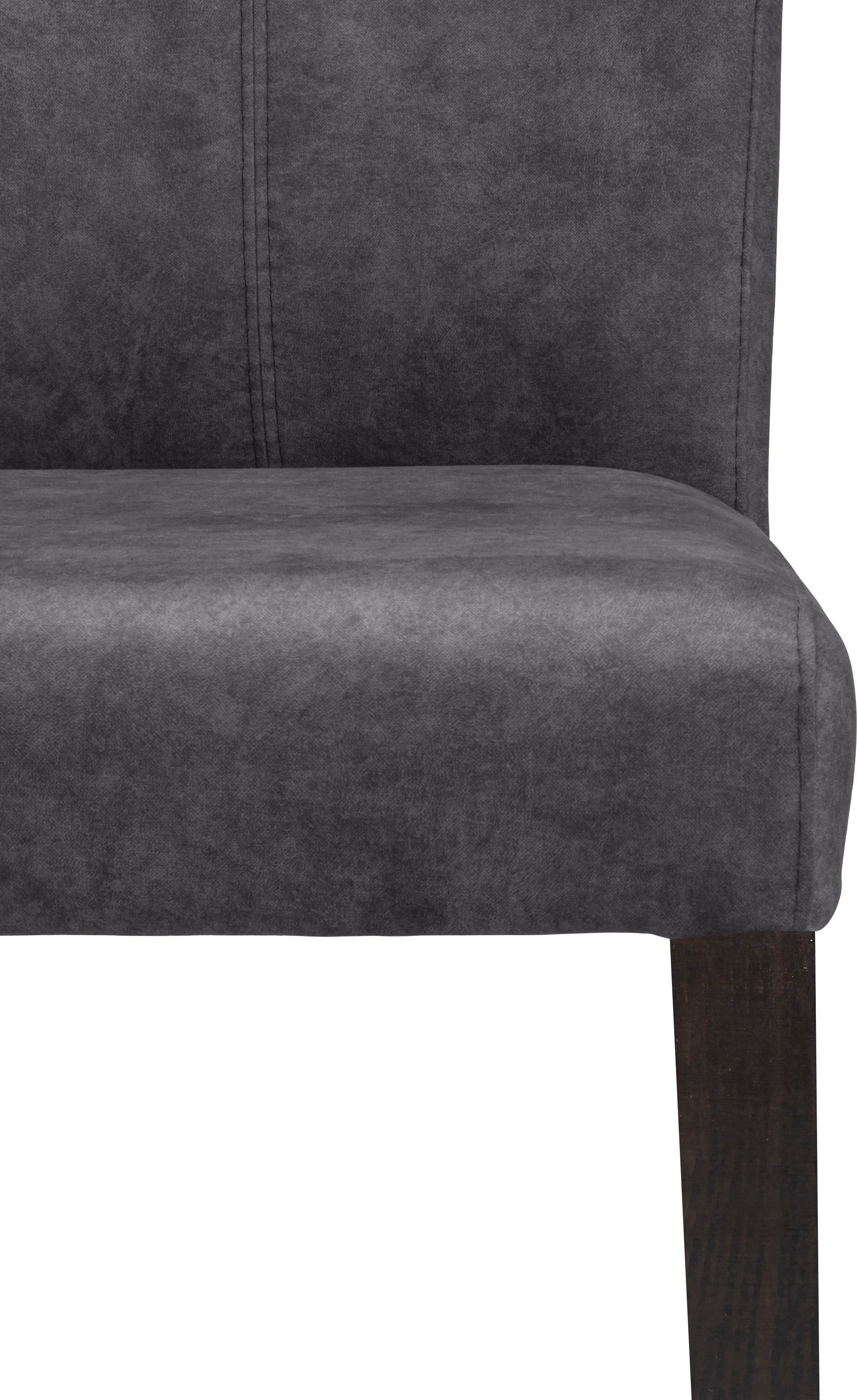 Home affaire Stoel met 4 poten Aspen Poten van massief beuken, wengékleurig gelakt (set, 2 stuks)