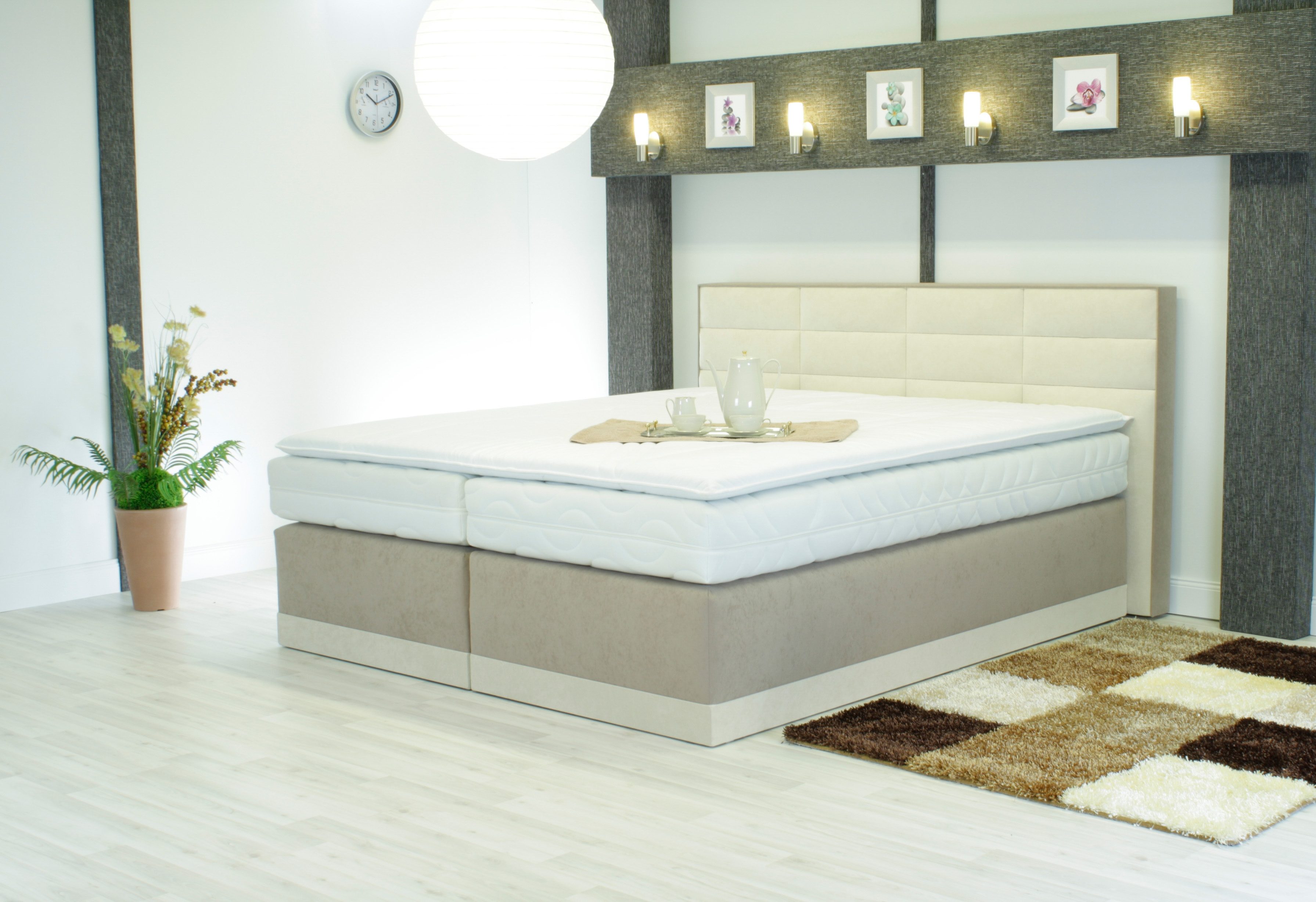 Westfalia Polsterbetten Topmatras Volumegewicht: 35 (1 stuk) topmatrassen maat 90 cm x 200 cm wit