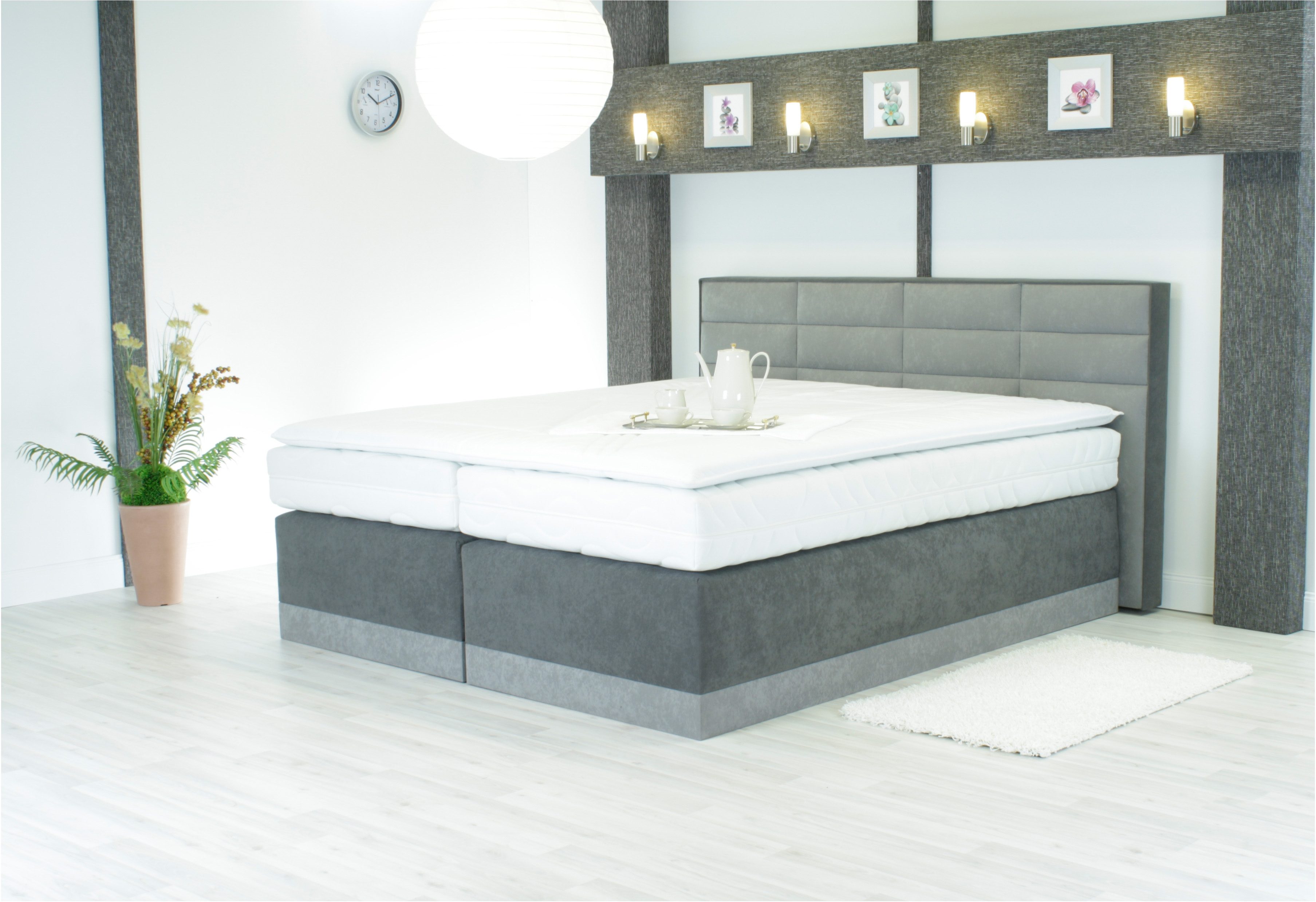 Westfalia Polsterbetten Boxspring boxsprings grijs