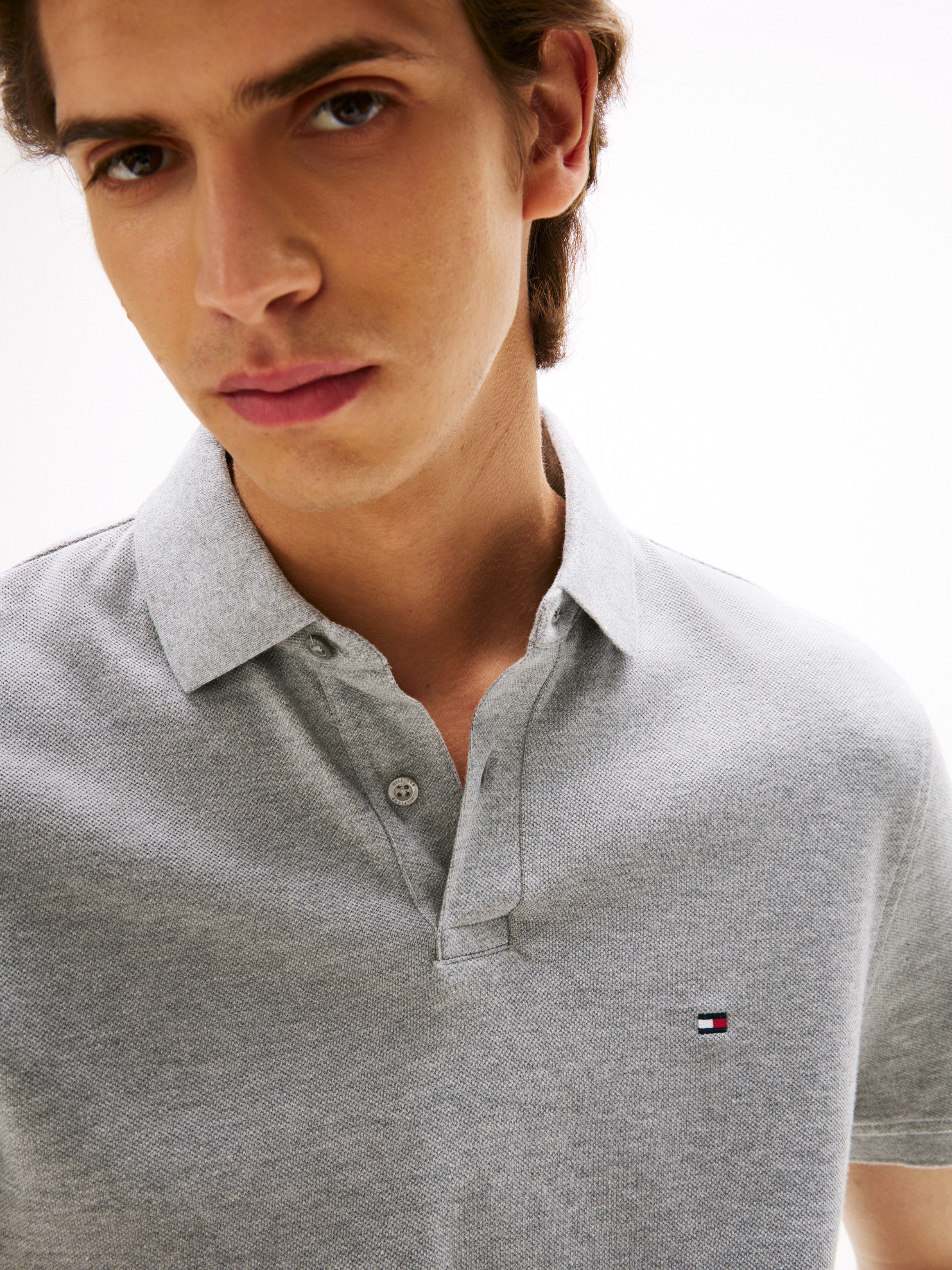 Tommy Hilfiger Poloshirt 1985 REGULAR POLO met tommy hilfiger contraststrepen in de kraag