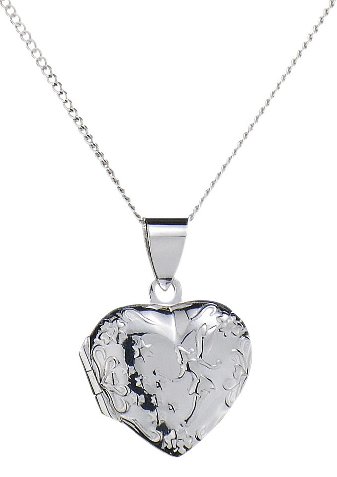 Firetti Ketting met hanger Sieraad cadeau zilver 925 halssieraad halsketting panzerketting hart