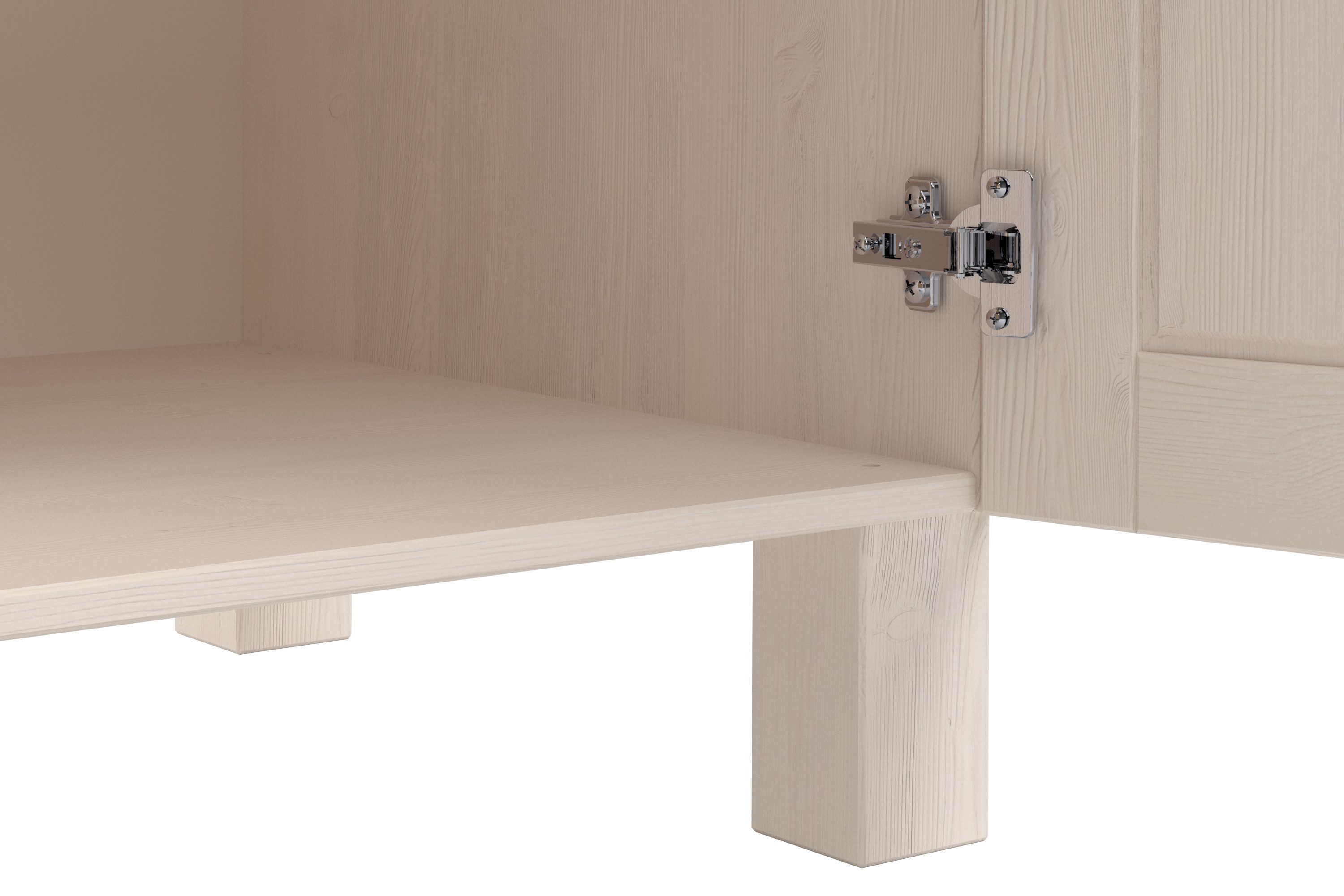 Home affaire Onderkast Alby2 , met metalen handgrepen, breedte 100 cm