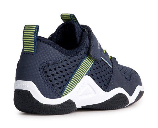 Geox Sneakers JR WADER A met geox speciale membraan, vrijetijdsschoen, lage schoen, veterschoen