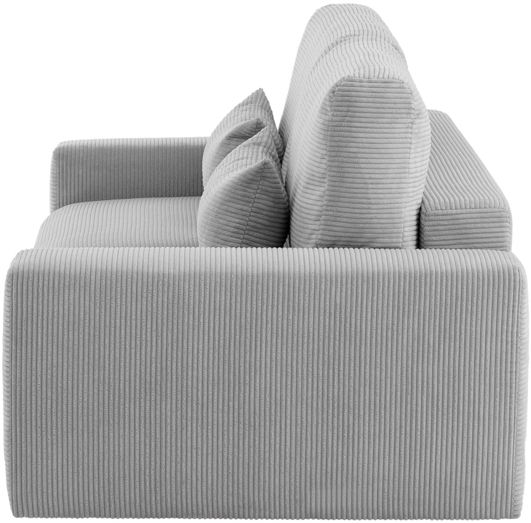 LeGer Home by Lena Gercke Slaapbank Imoga, kussen met slaapfunctie, 3-zits bank, bank met bedlade in moderne kleuren en stoffen, bedfunctie, ligoppervlak: 200x150 cm
