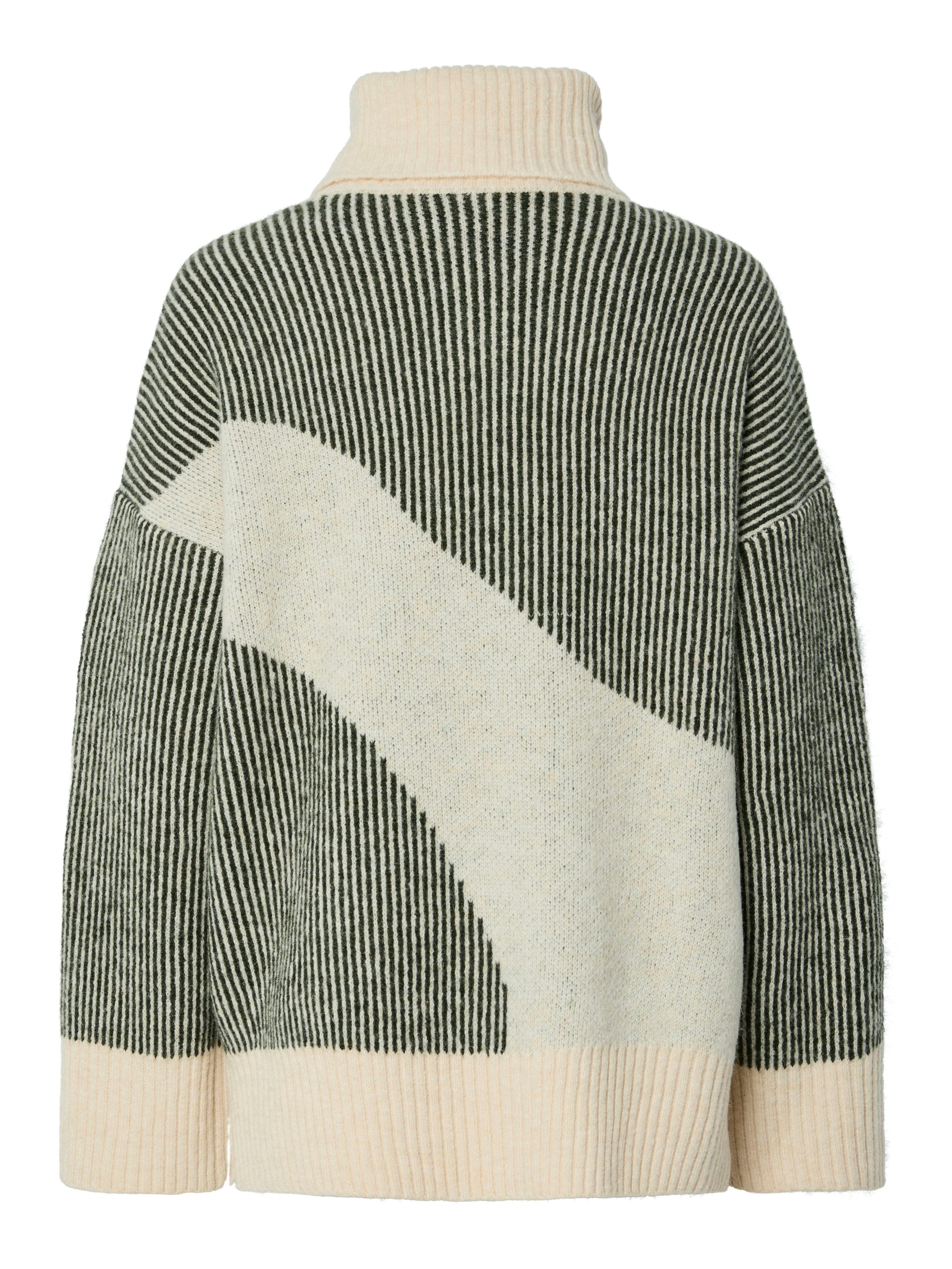 pieces Coltrui PCLINNA ROLL NECK LOOSE KNIT PWP BC