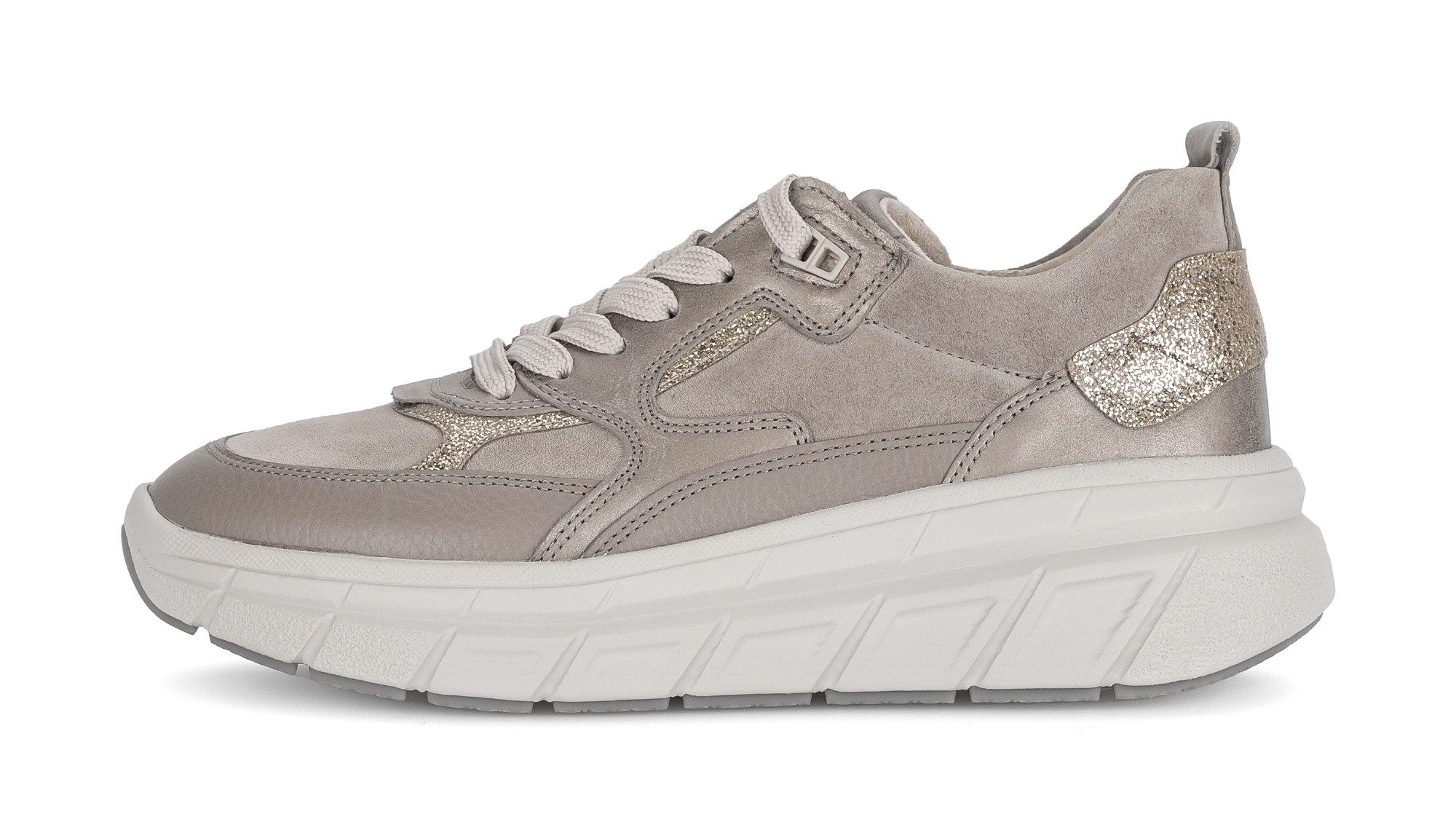 Gabor Sneakers met sleehak Plateau, veterschoen, lage schoen met Best Fitting-uitvoering