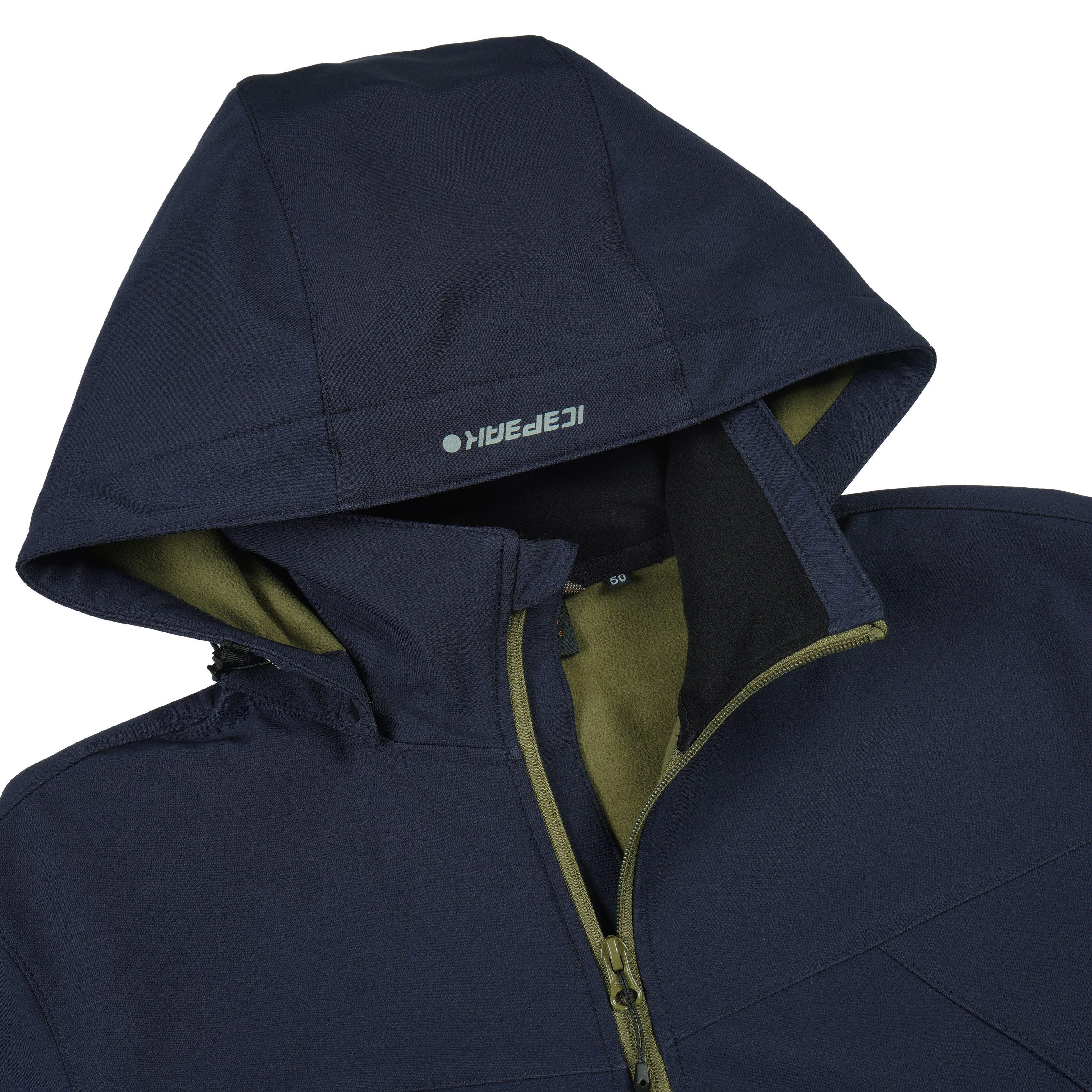 Icepeak Softshell-jack BRIMFIELD met stijlvolle logo-opschriften (1 stuk)