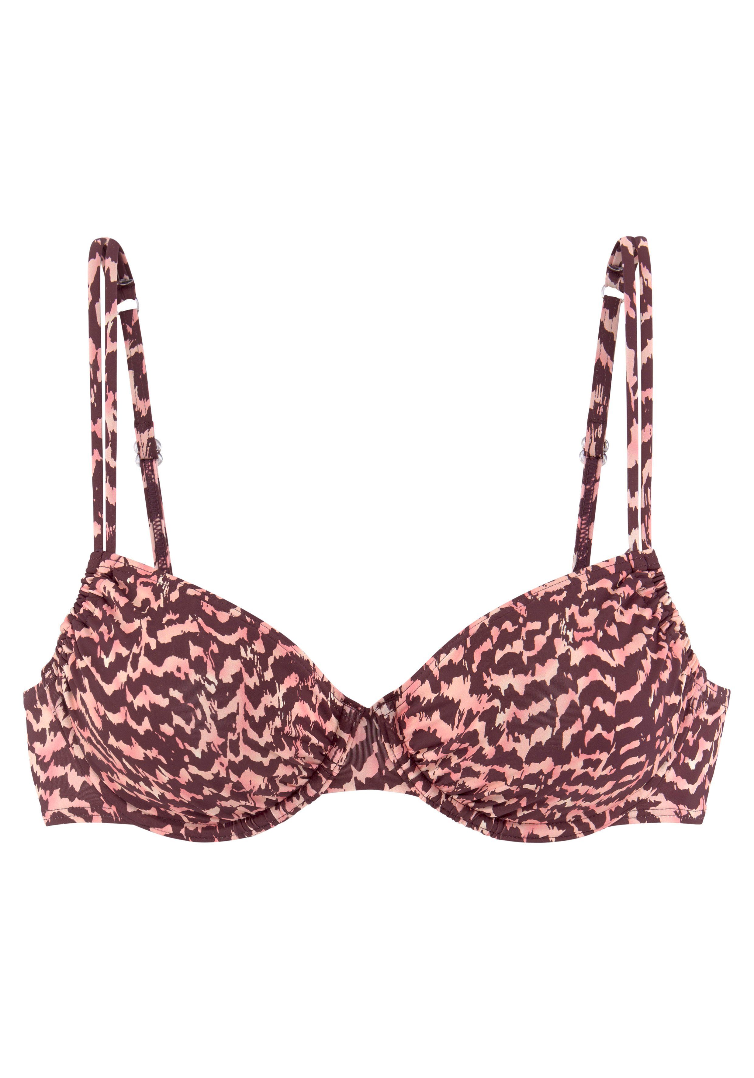 Lascana Beugelbikinitop Holly met dierenprint