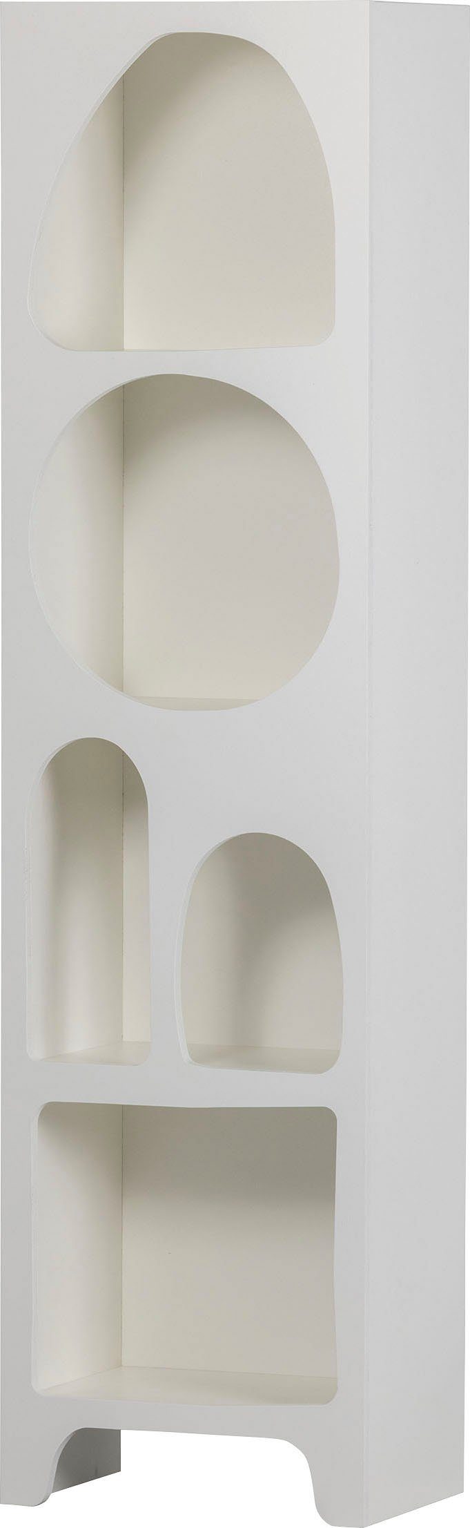 WOOOD Rek Caz met moderne vakken, h 180 cm x b 48 cm