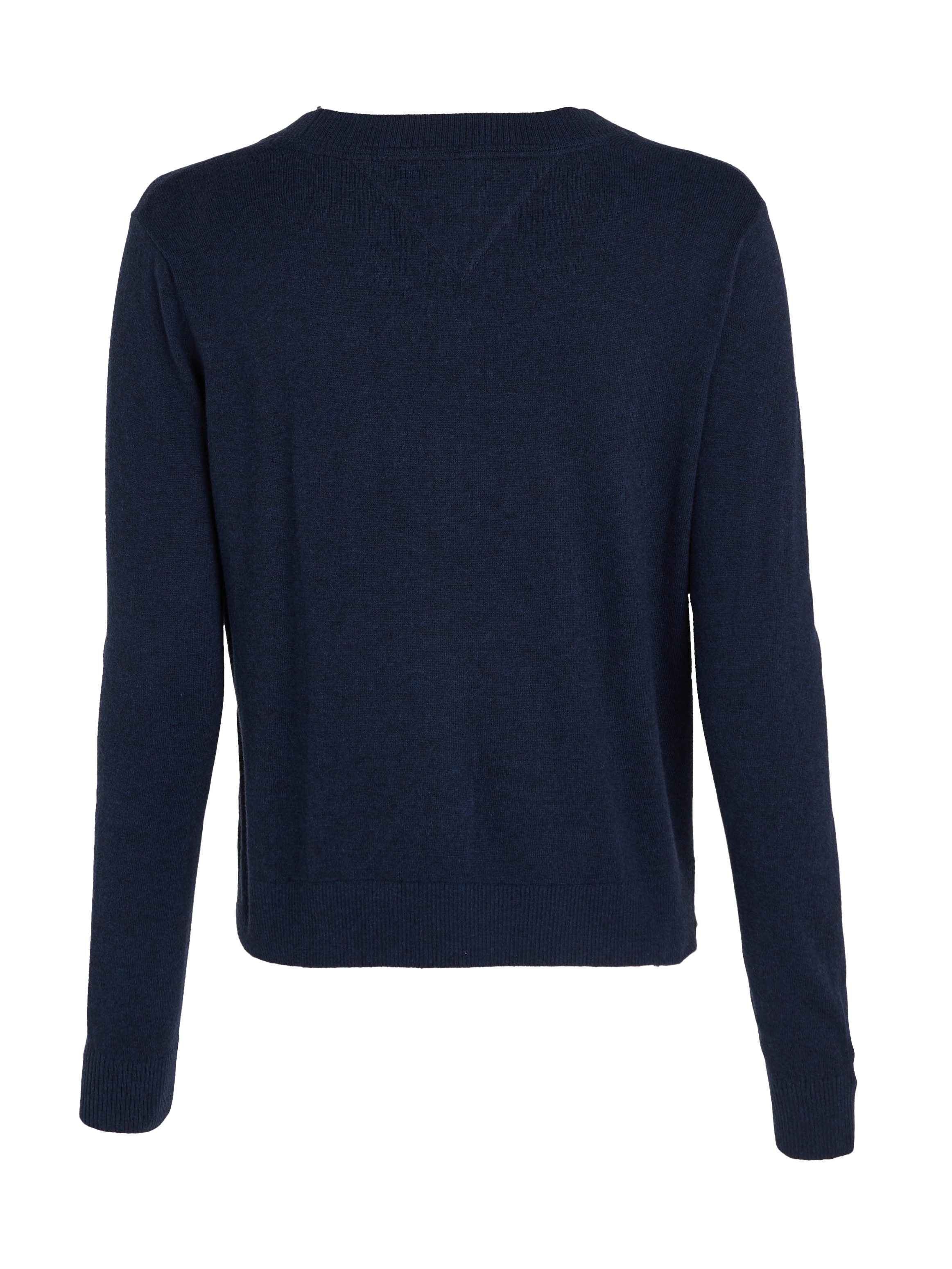 TOMMY JEANS Gebreide trui TJW ESSENTIAL VNECK SWEATER EXT