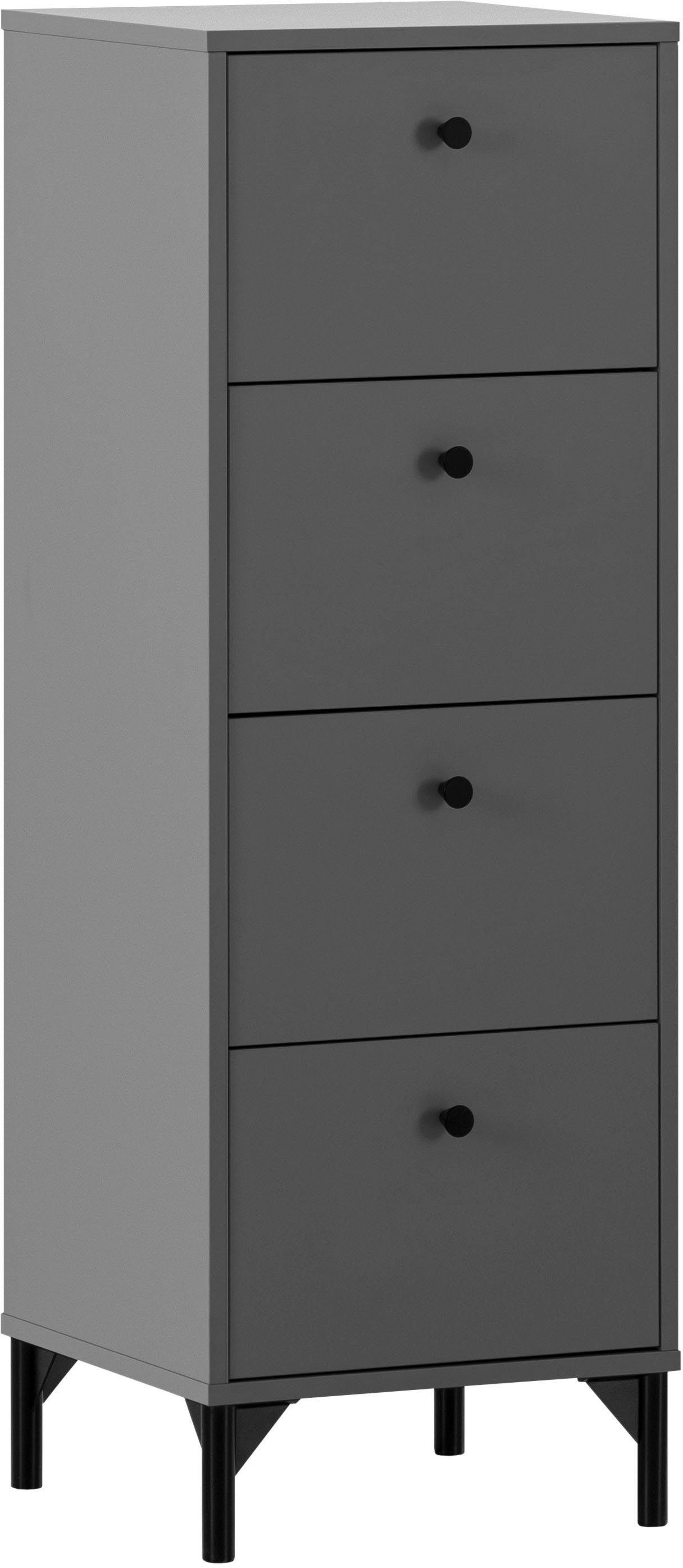Schildmeyer Kast Smash, breedte 40 cm 4 laden met uittrekbegrenzing en metalen beslag