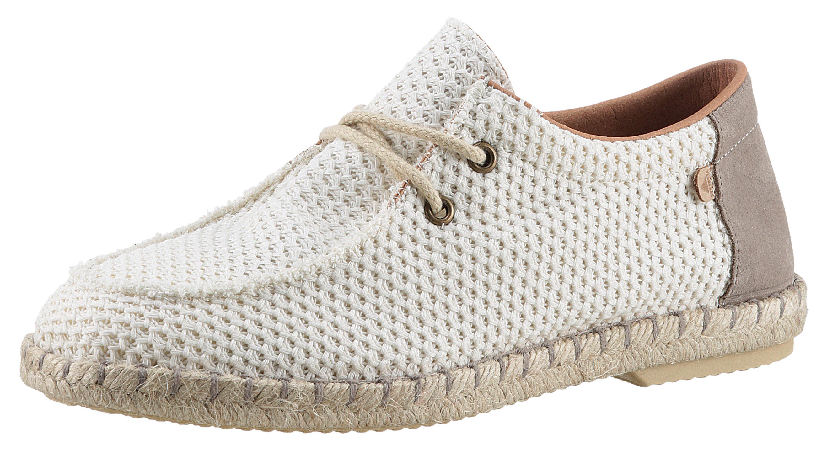VERBENAS Bootschoenen TRUMAN BUZZBEE , espadrilles, zomerschoen, veterschoen met jute rand