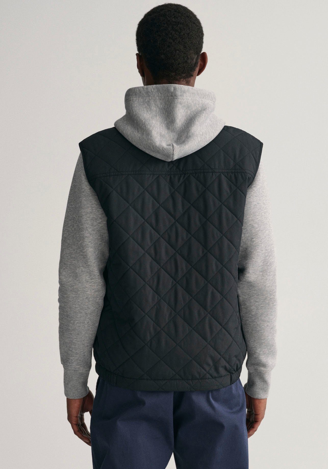 Gant Bodywarmer QUILTED WINDCHEATER VEST met wattering van gerecycled polyester