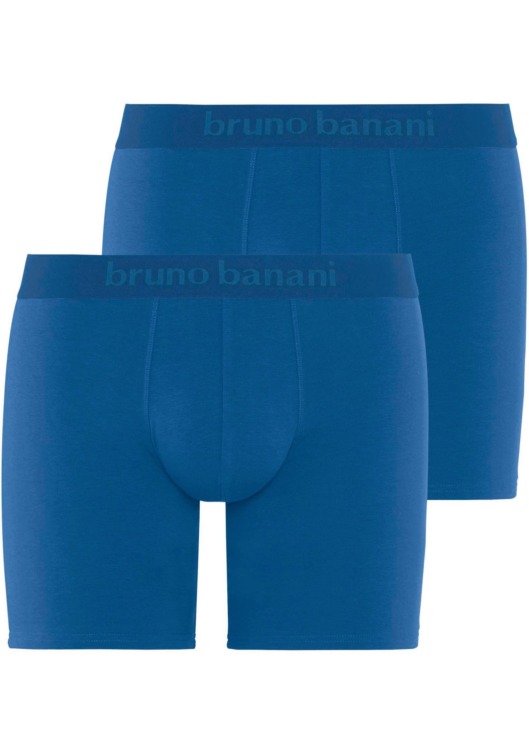 Bruno Banani Lange boxershort LONG LIFE met logoband (Set van 2)
