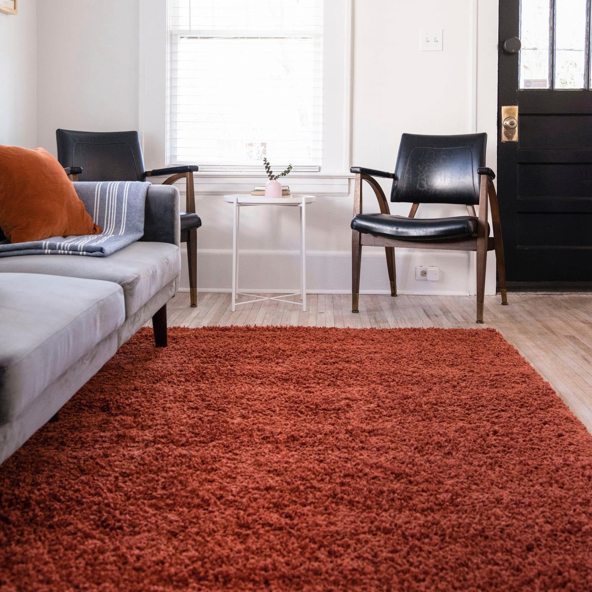 Myflair Möbel & Accessoires Hoogpolig vloerkleed Shaggy shag voorraadopruiming geweven, unikleurig, ideaal in de woonkamer & slaapkamer
