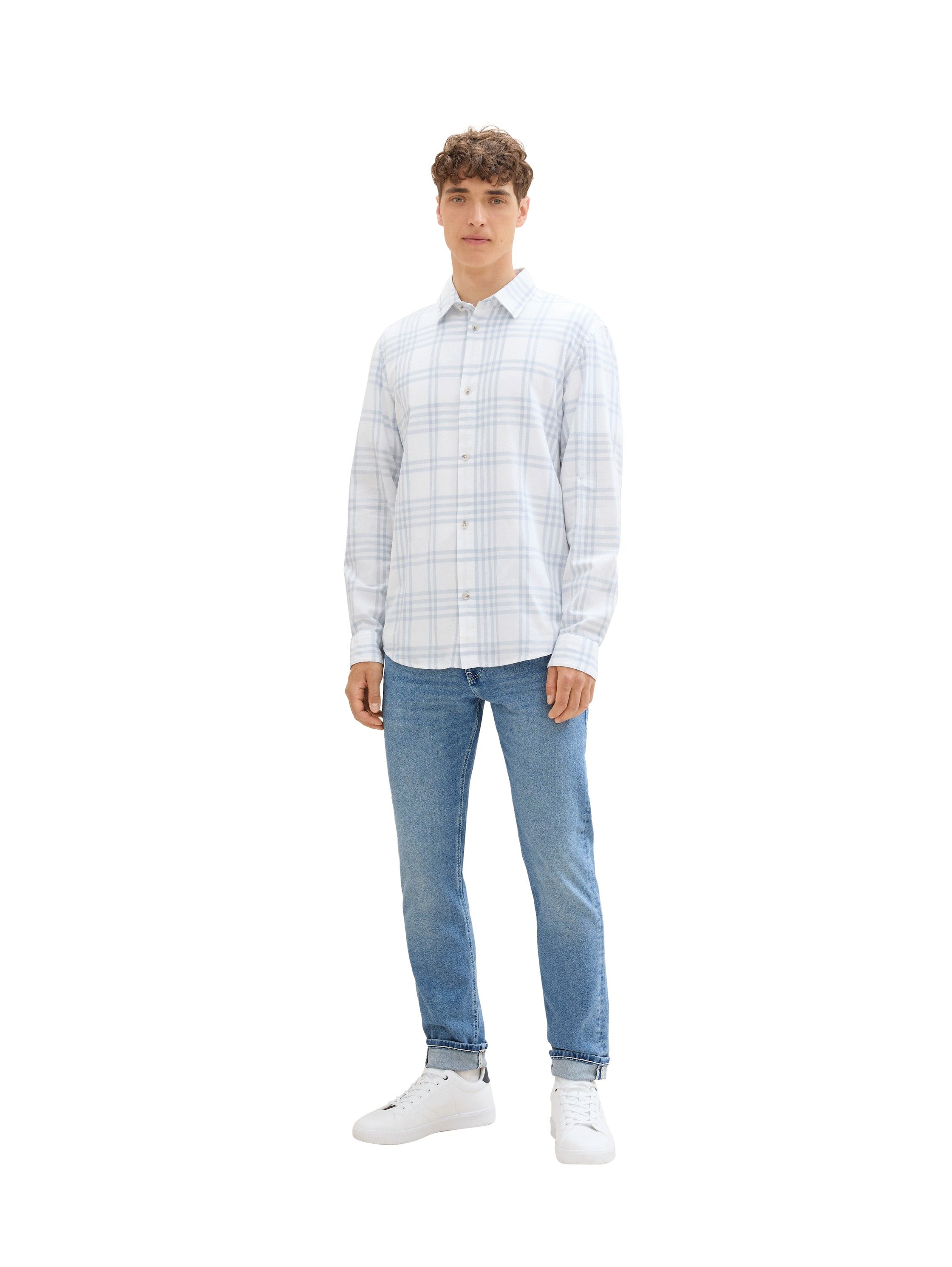 Tom Tailor Denim Geruit overhemd met ruitpatroon