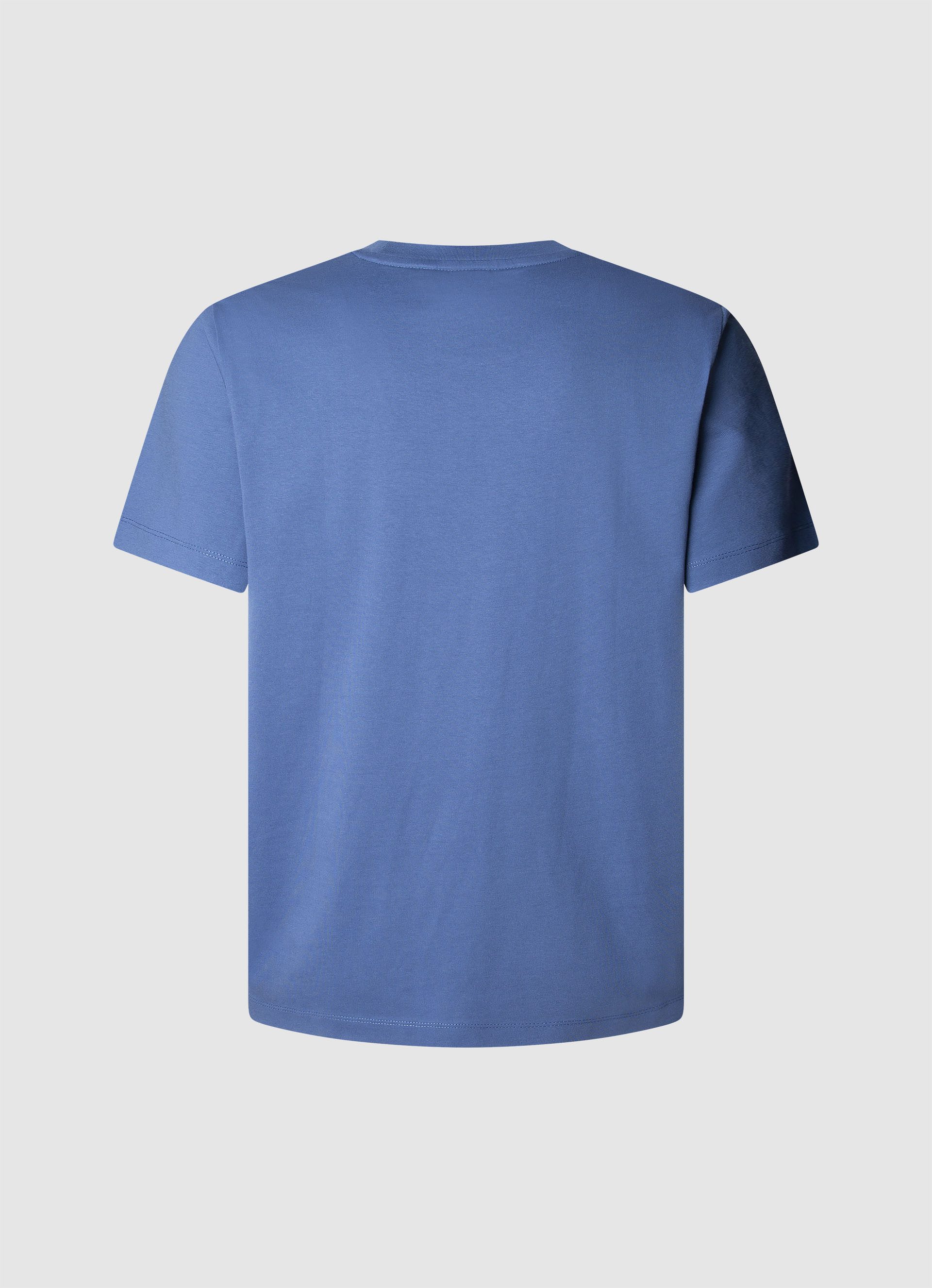 Pepe Jeans T-shirt MILON TEE met geribbelde ronde hals