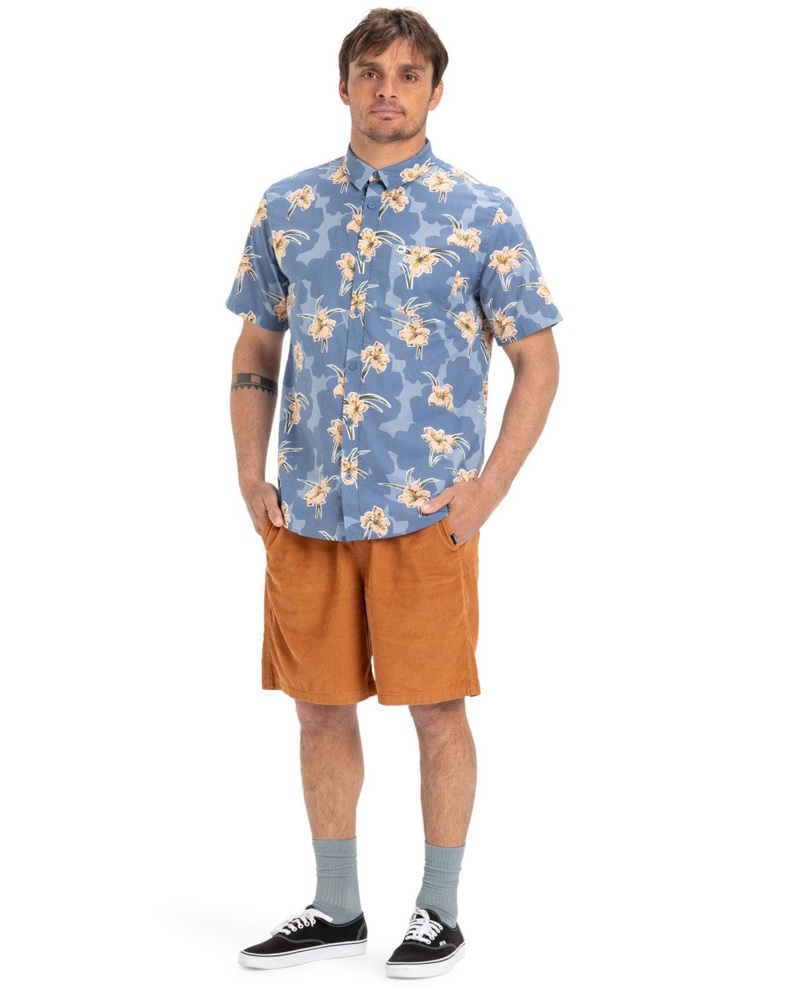 Quiksilver Overhemd met korte mouwen Apero Classic