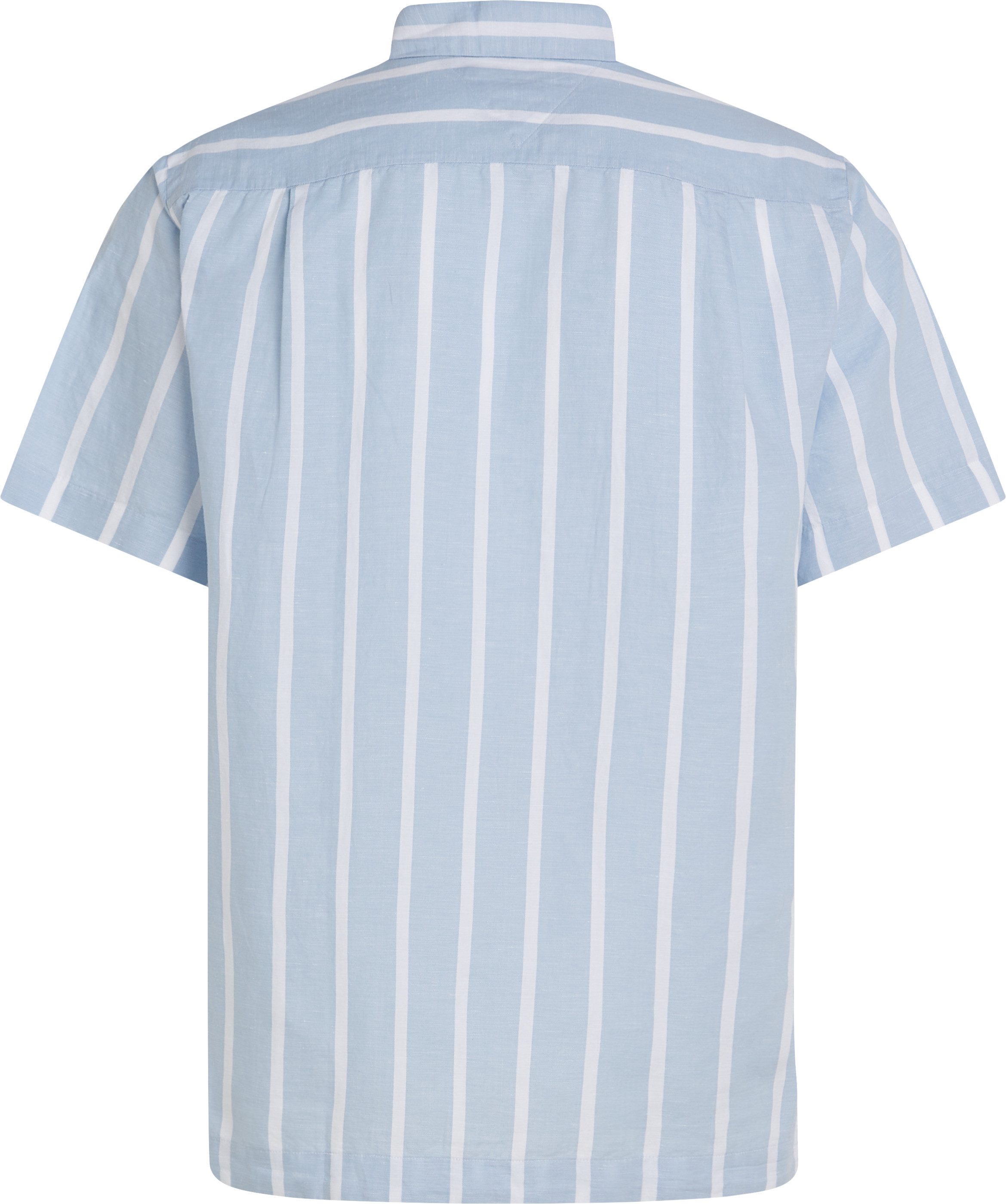 Tommy Hilfiger Overhemd met korte mouwen LINEN BLEND STRIPED SS RF SHIRT