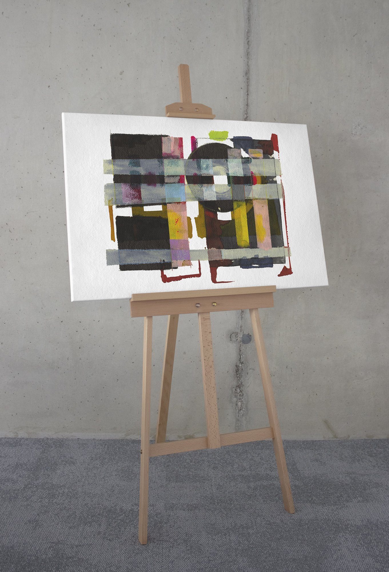 Komar Artprint op linnen Lounge - Afmeting 60 x 90 cm Canvasdoek met echt houten frame (1 stuk)