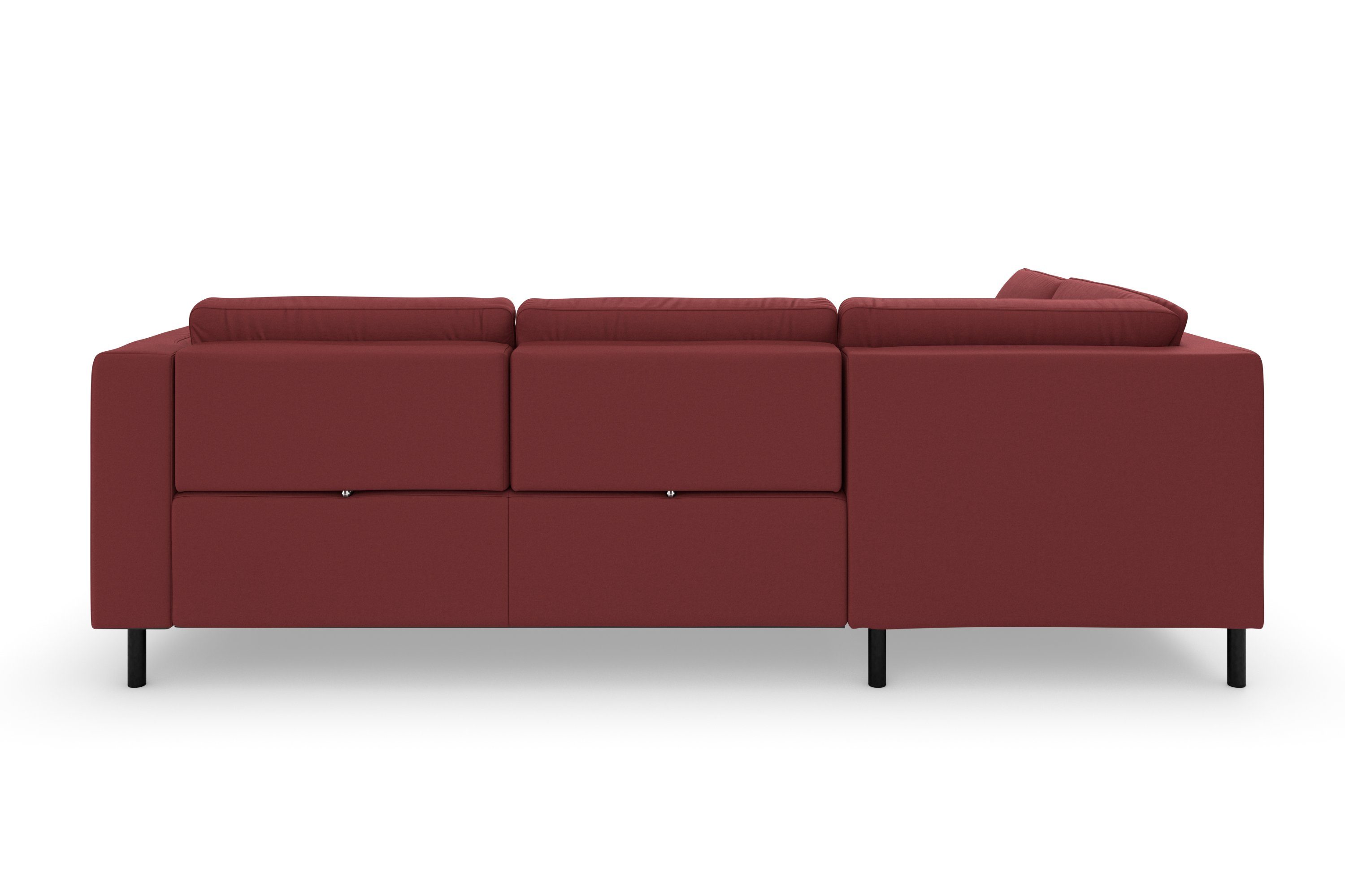 sit&more Hoekbank Olsen L-vorm inclusief zitdiepteverstelling, naar keuze met slaapfunctie, 15 cm hoog