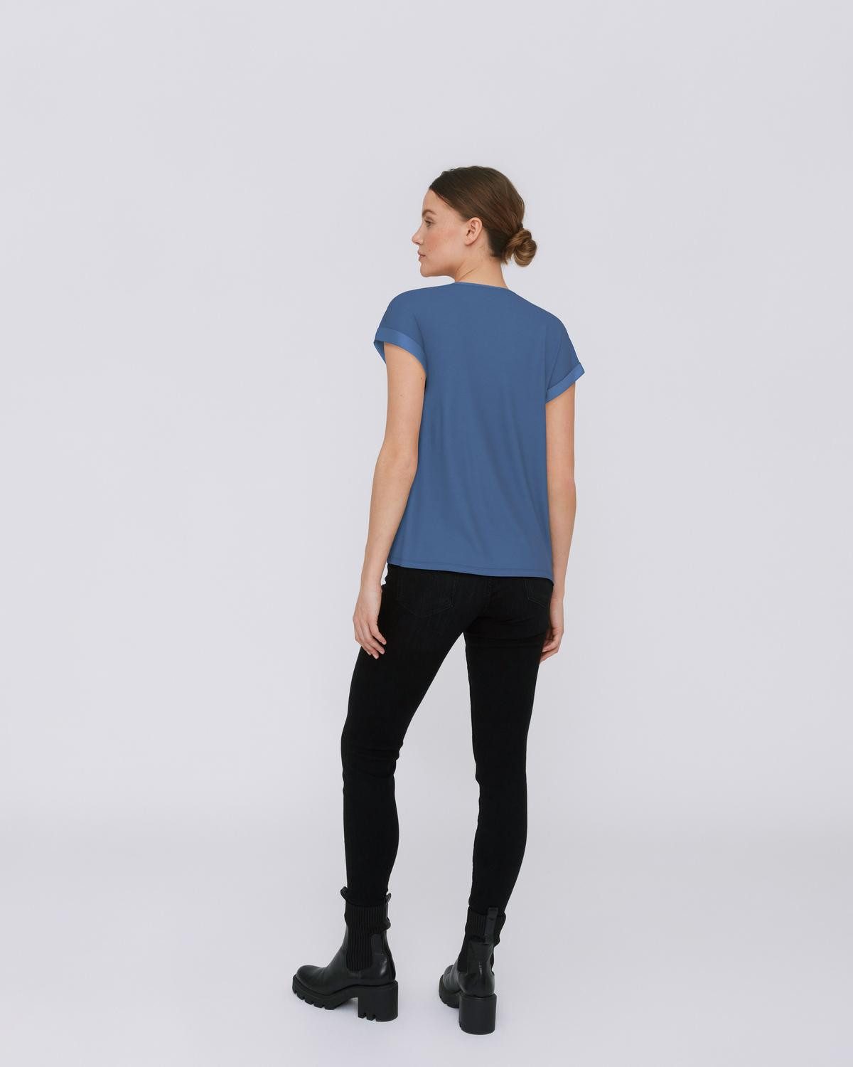 Vila Shirt met korte mouwen VIELLETTE S S SATIN TOP NOOS