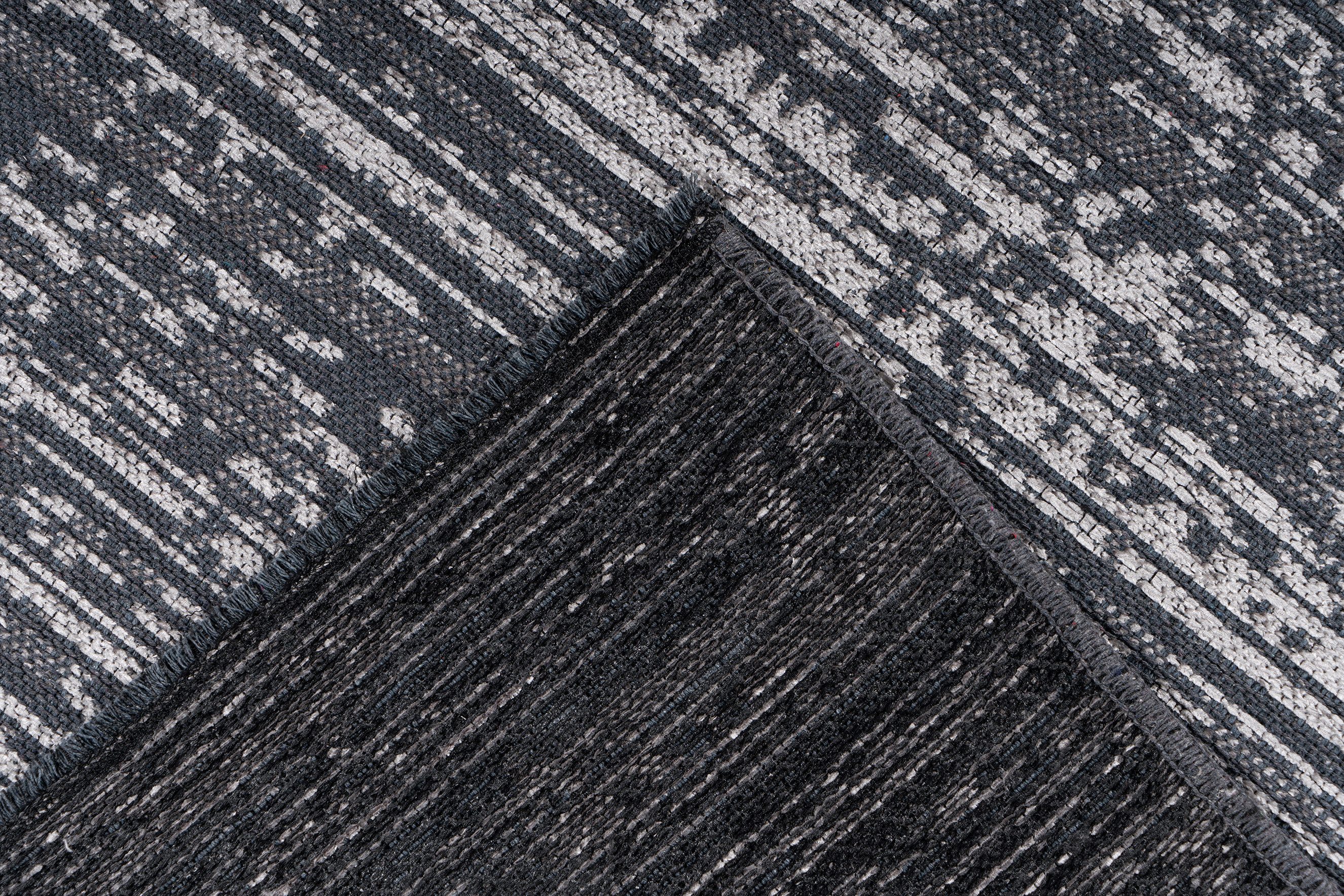 Kayoom Vloerkleed Kalea 125 Vlakweefsel tapijt met reliëfontwerp, used-look, moderne kleuren