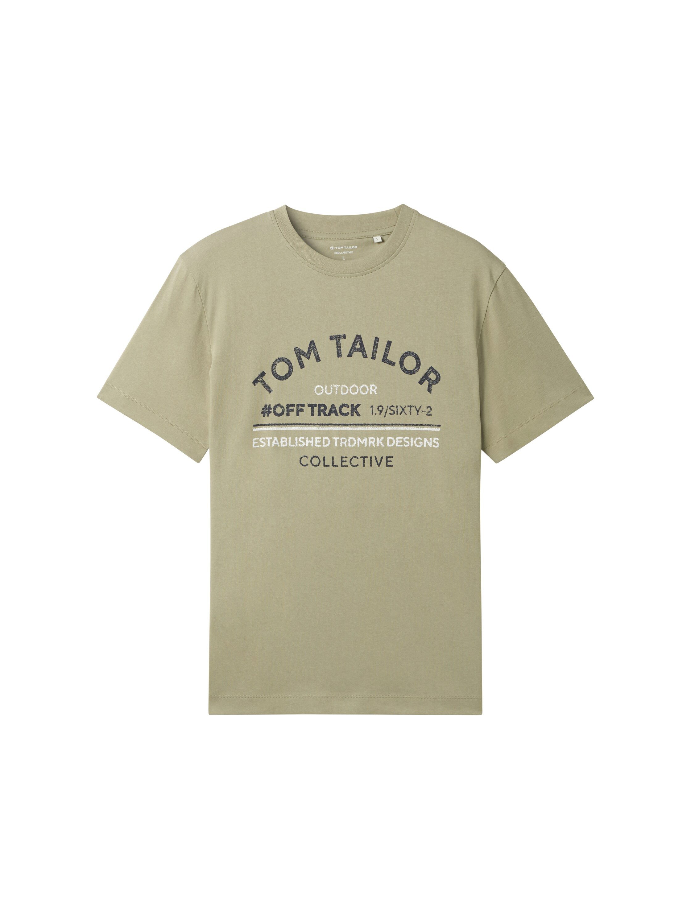 Tom Tailor Shirt met print met frontprint