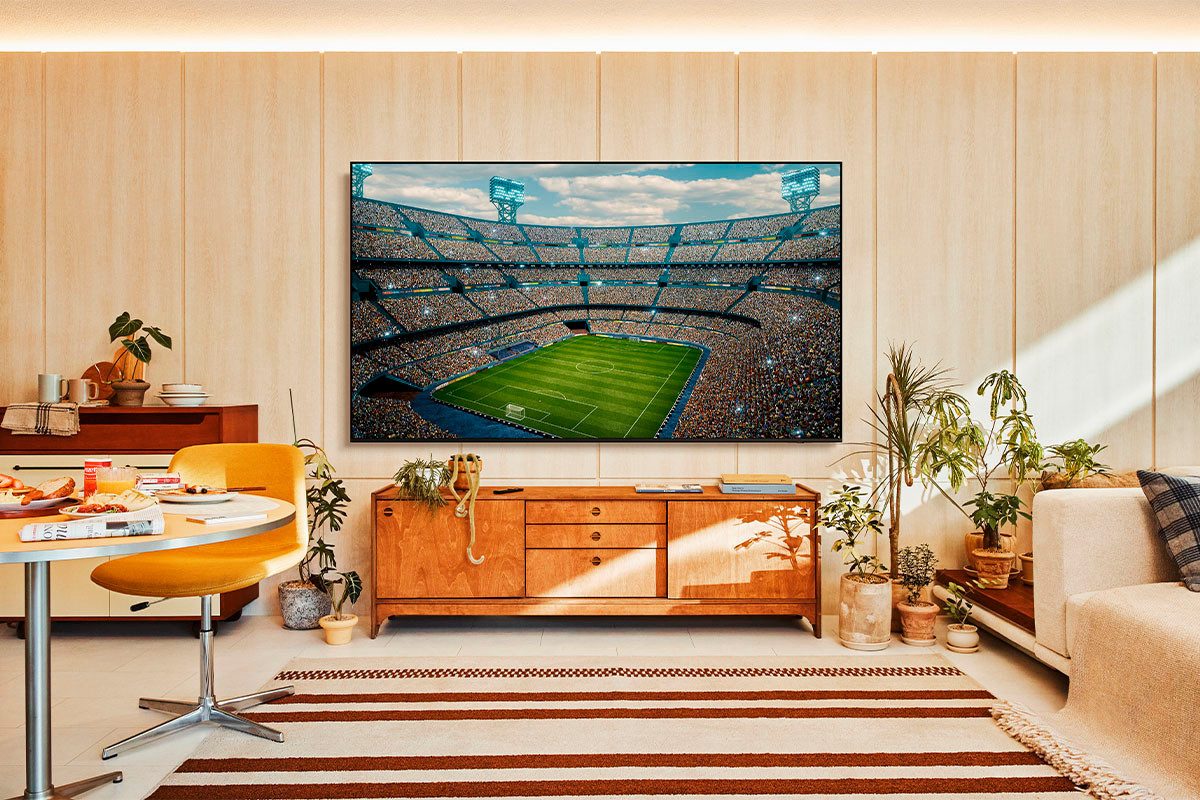 Samsung Led-TV GU55U8079FU LED-televisie, 138 cm / 55", 4K Ultra HD, Smart TV, Crystal UHD, Q-Symphony, Dolby Surround Sound, triple tuner, Smart-Hub